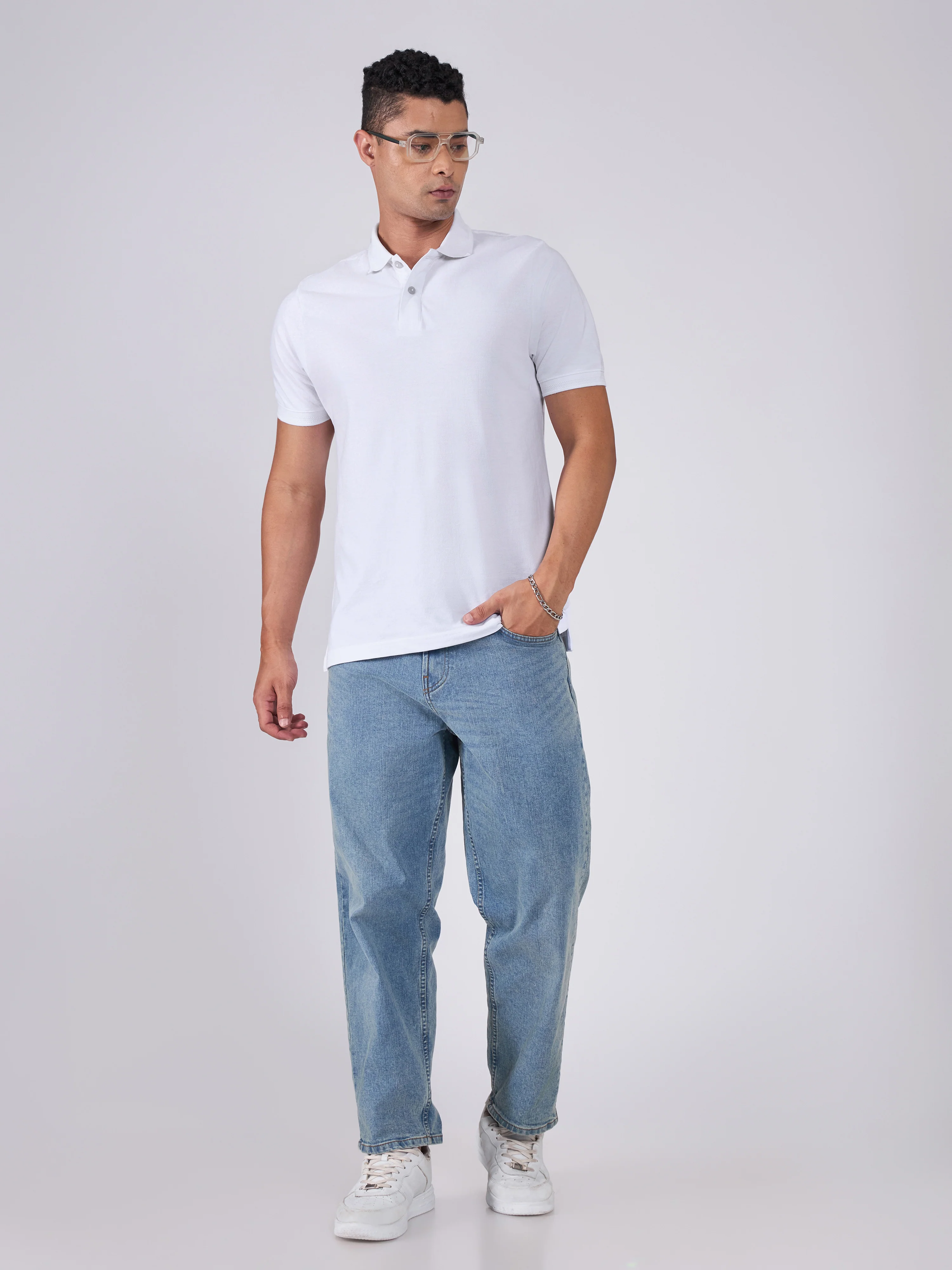Norwell - Polo T-Shirt - White - Image 2