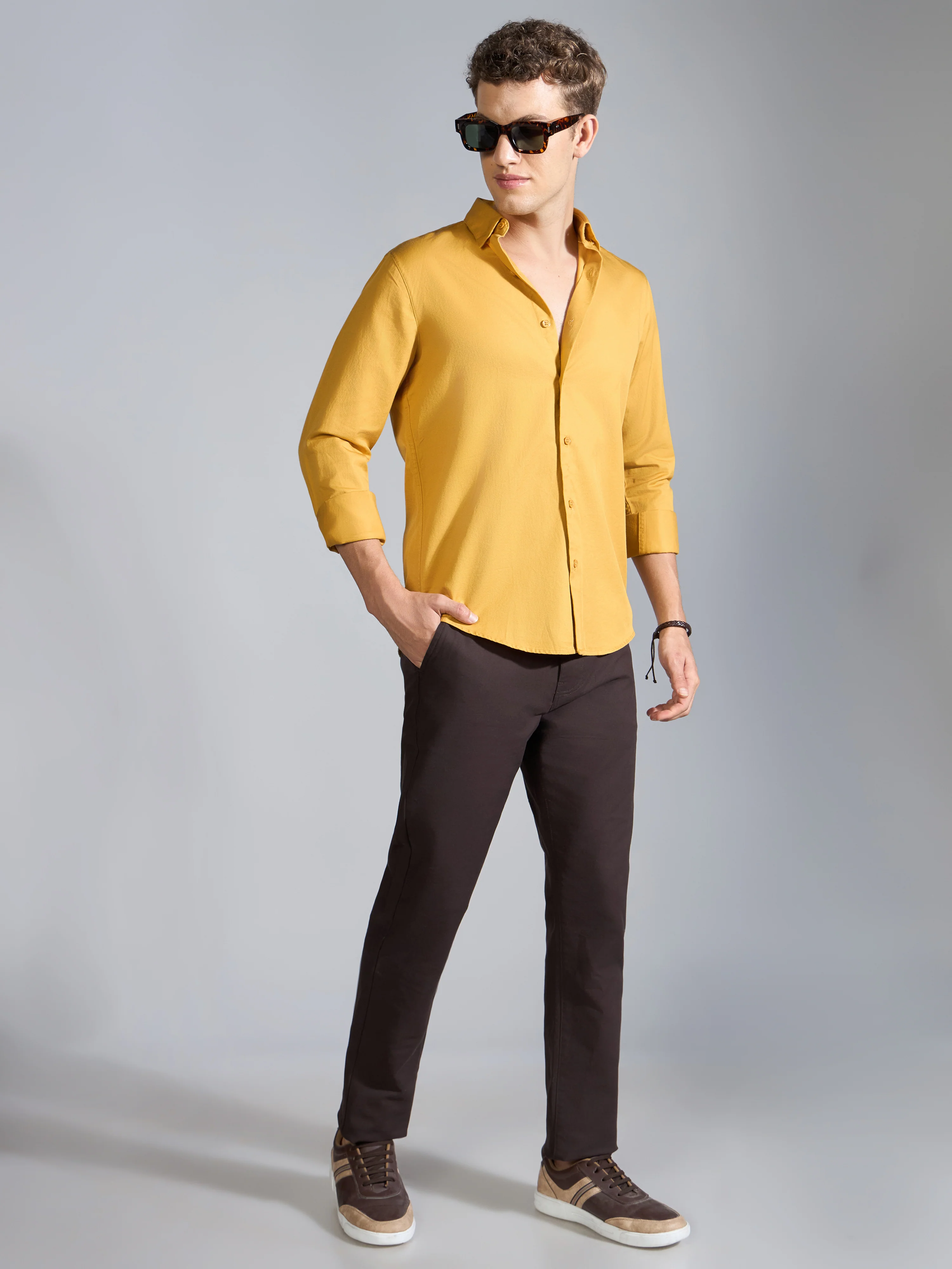 Orren - Slim Fit Cotton Pant - Coffee Bean - Image 2