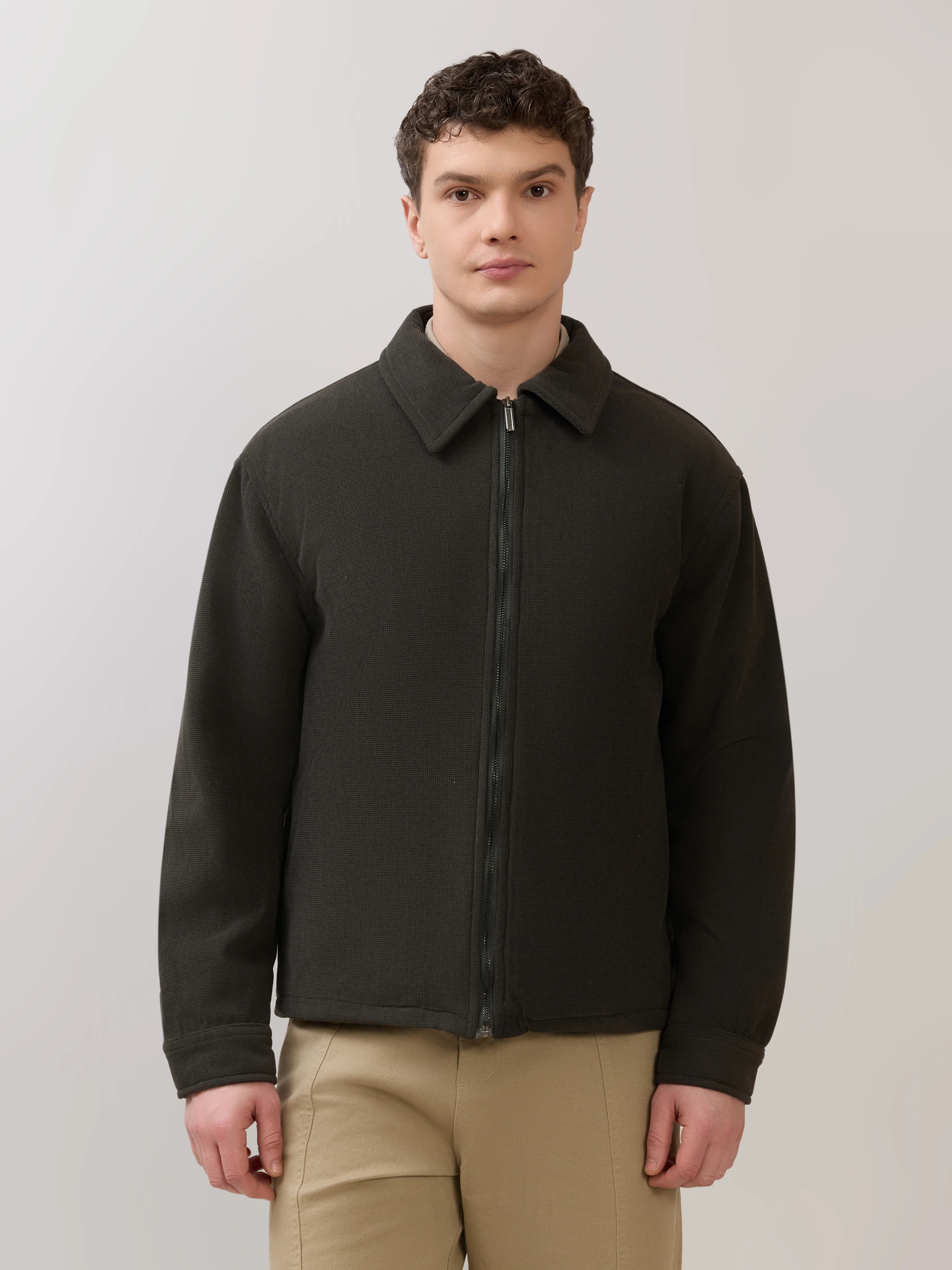 Petal - Relaxed Zip Jacket - Green - Image 5