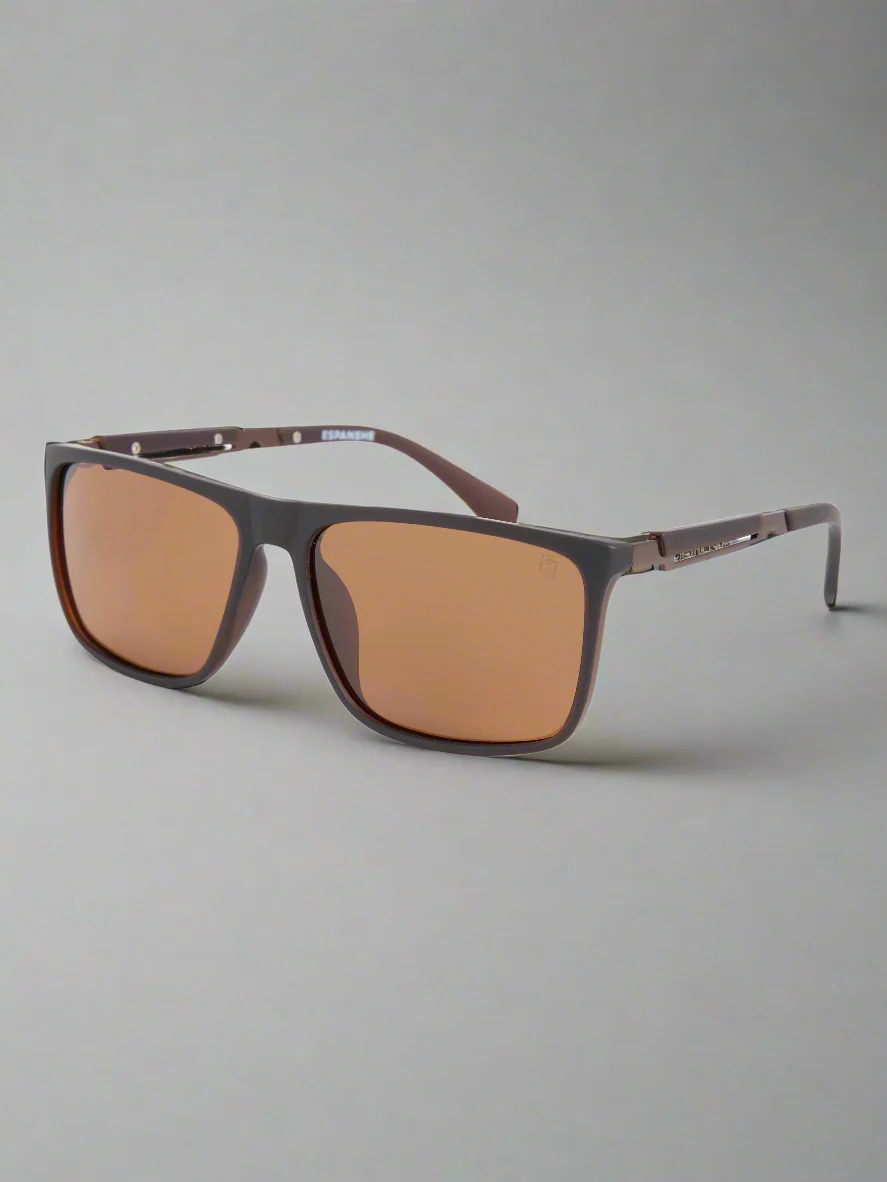 Photon Veil - Rectangle Sunglass - Coffee Brown - Image 2