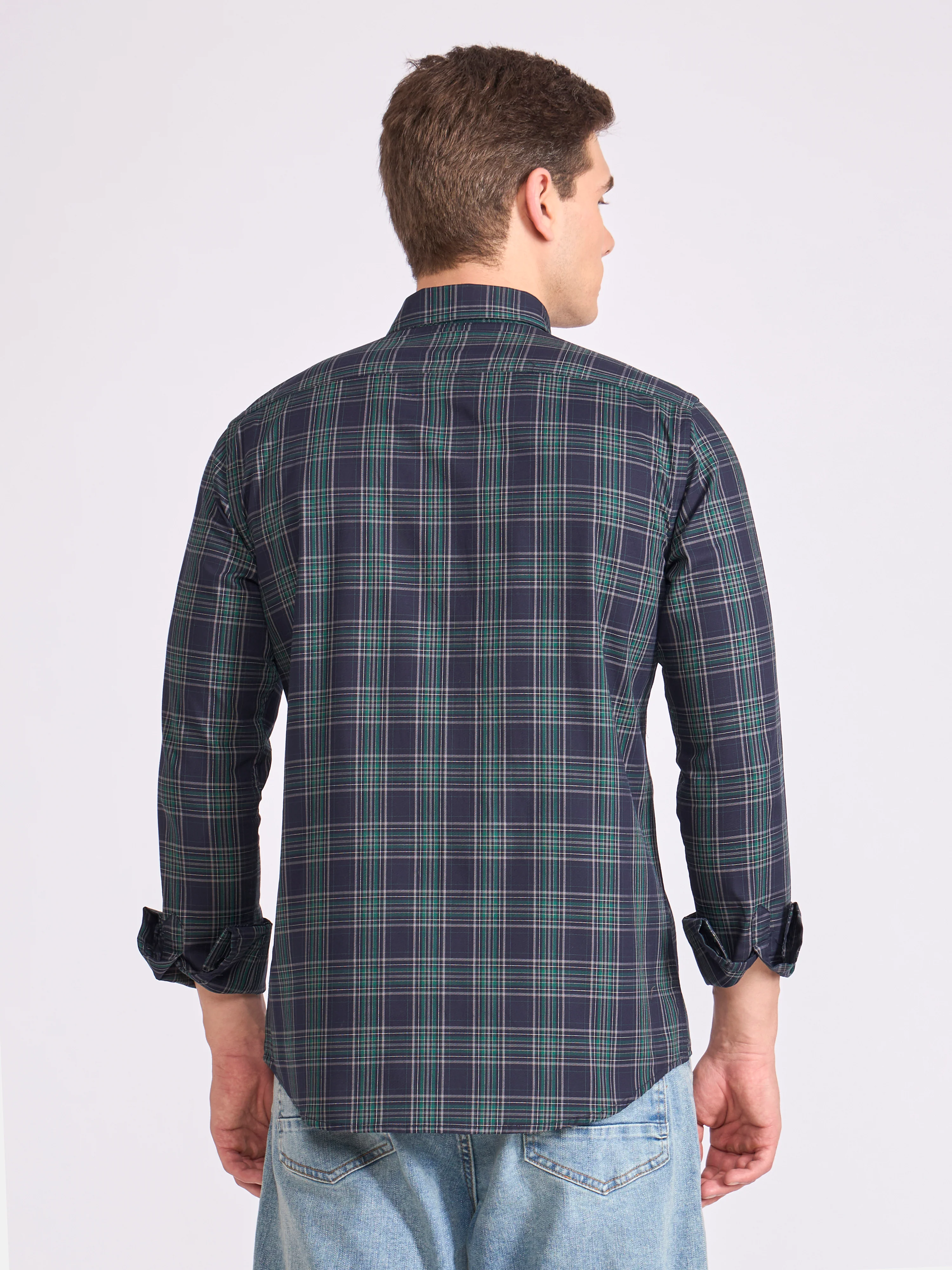 Quint - Check Shirt - Green - Image 6