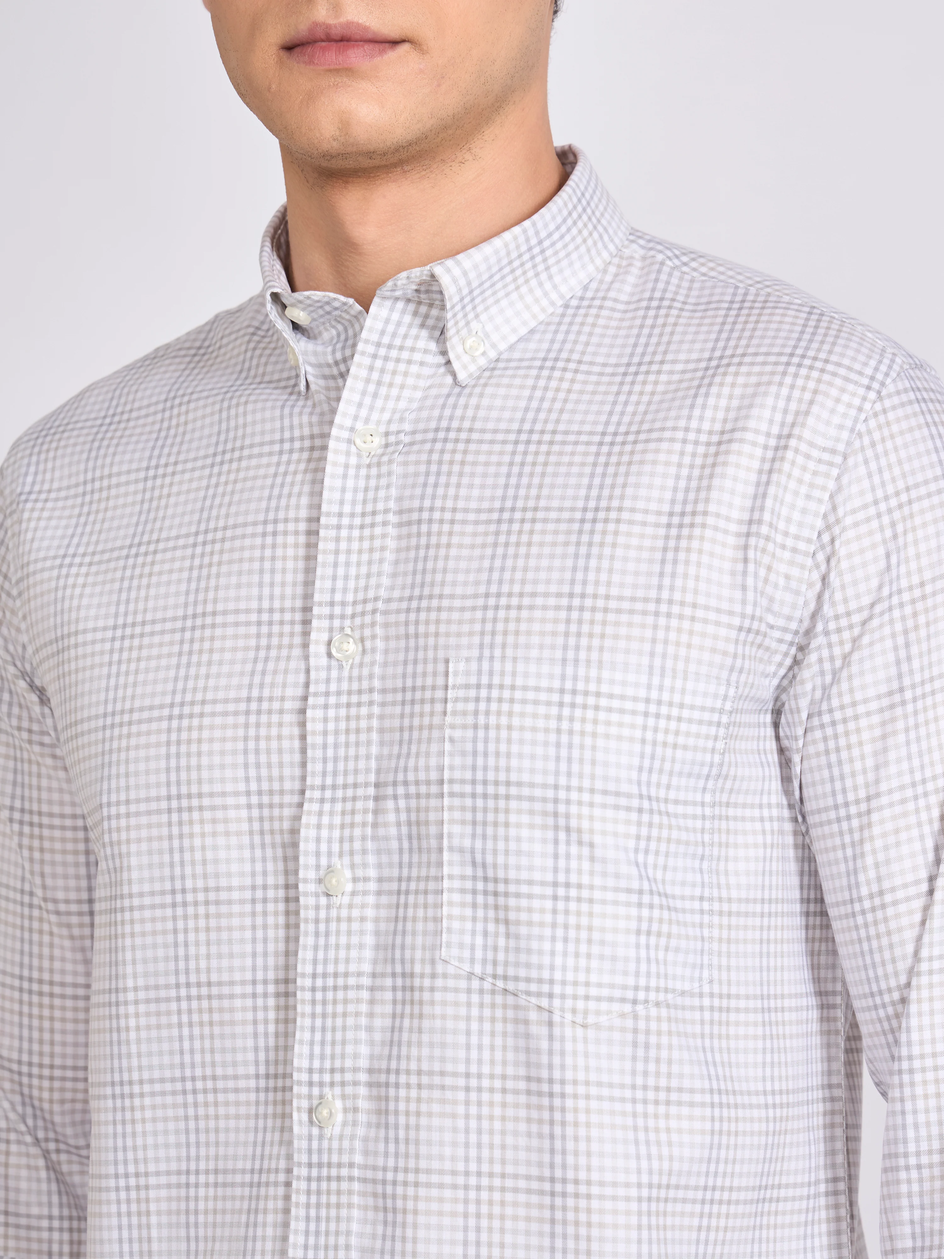 Quint - Check Shirt - White - Image 4