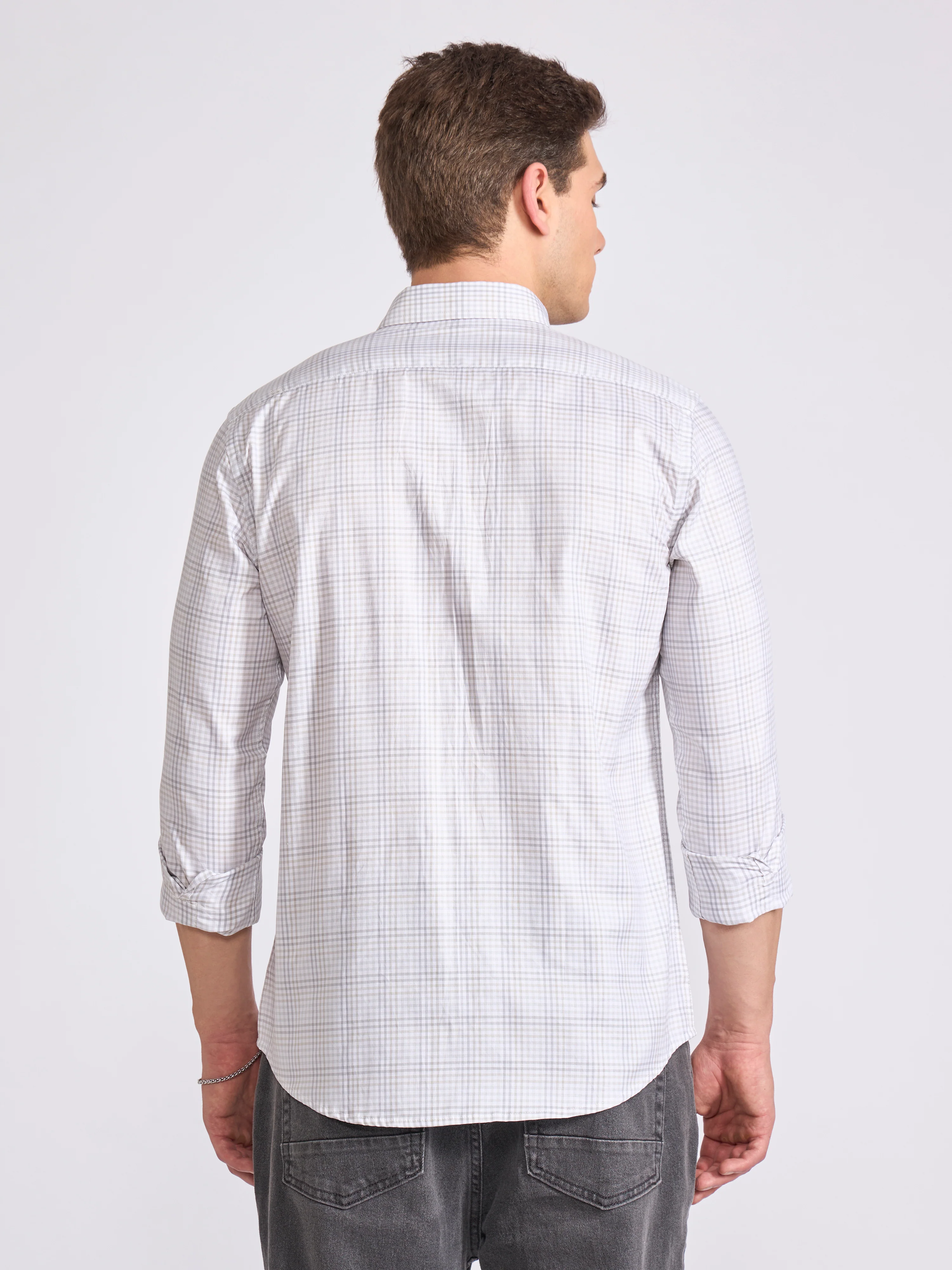 Quint - Check Shirt - White - Image 6