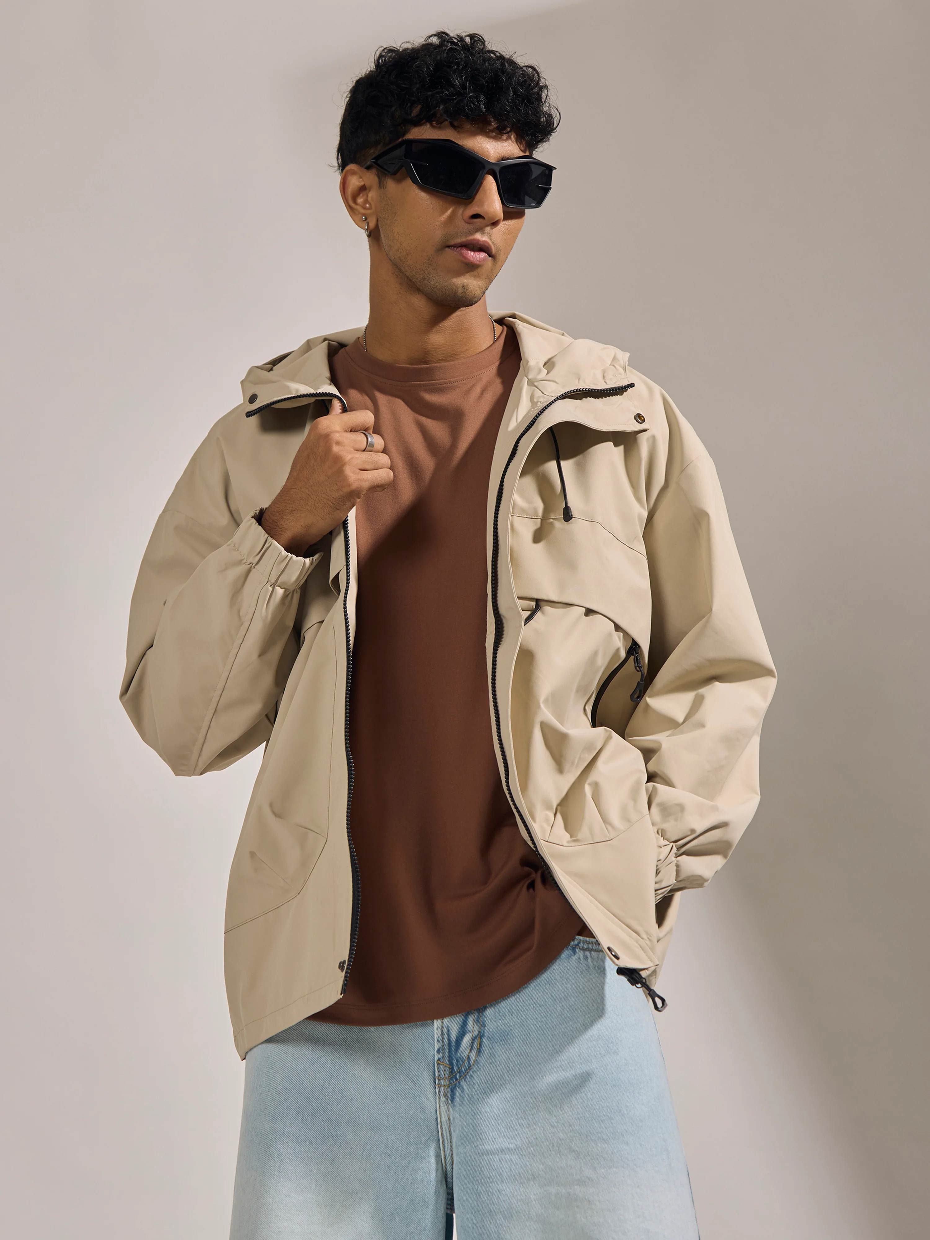 Quiterie - Hooded Jacket - Light Beige - Image 8