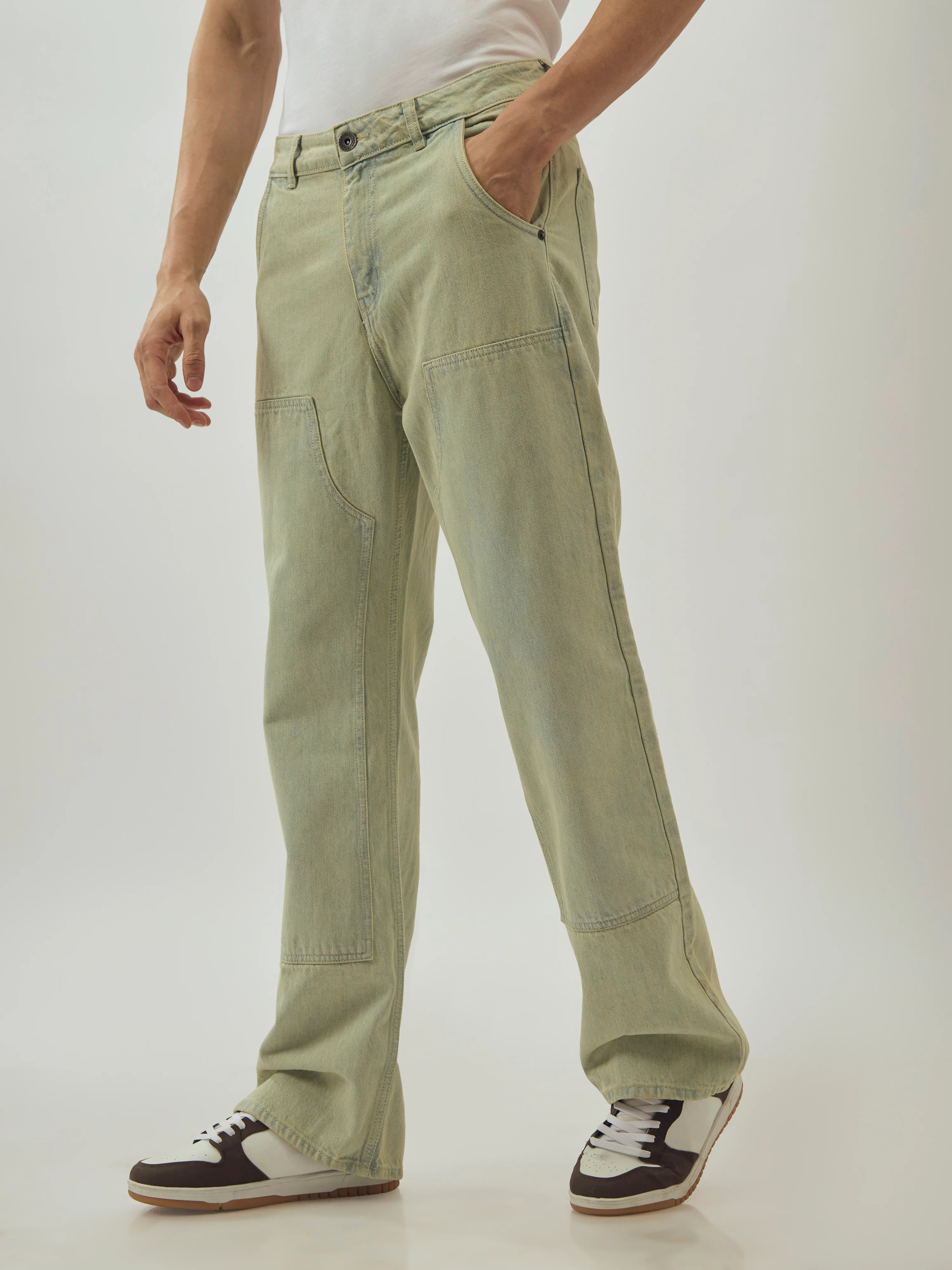 Retro - Flared Jeans - Stained Blue - Image 3