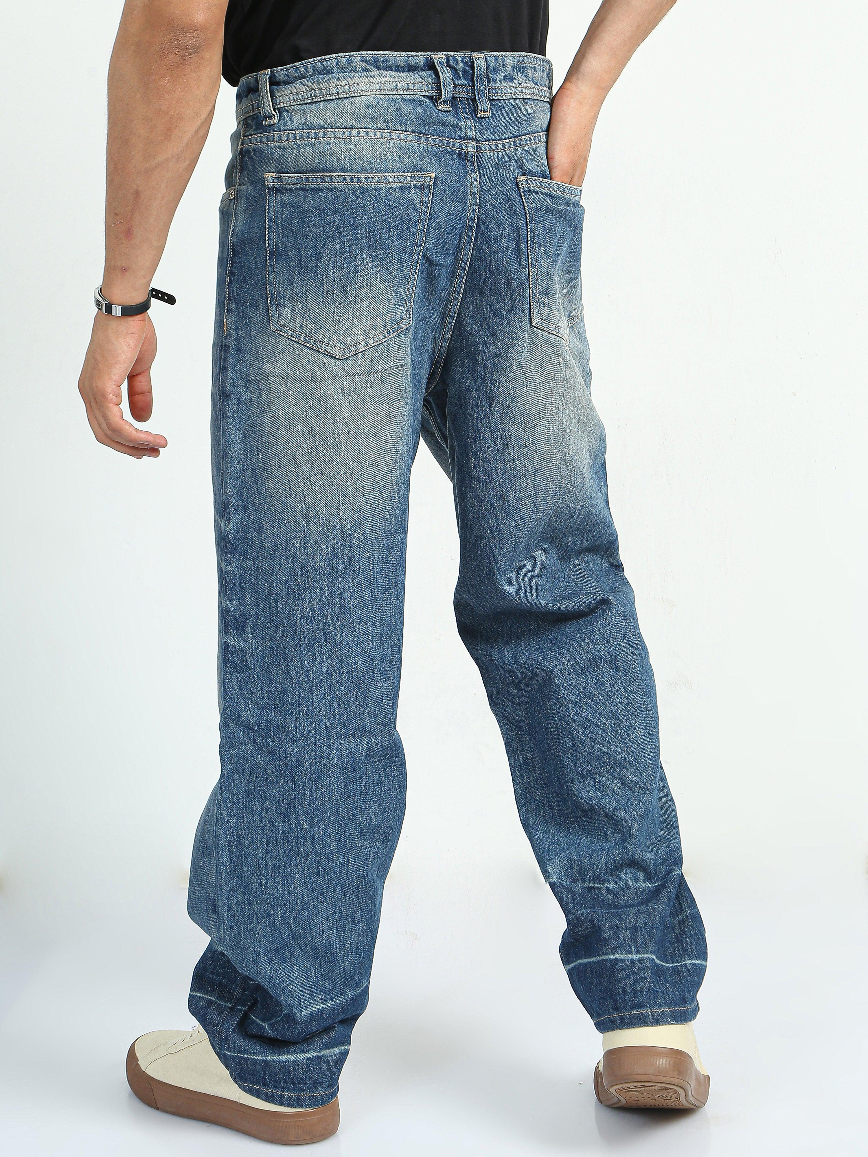 Sky Relaxed Fit Jeans Blue - Image 5