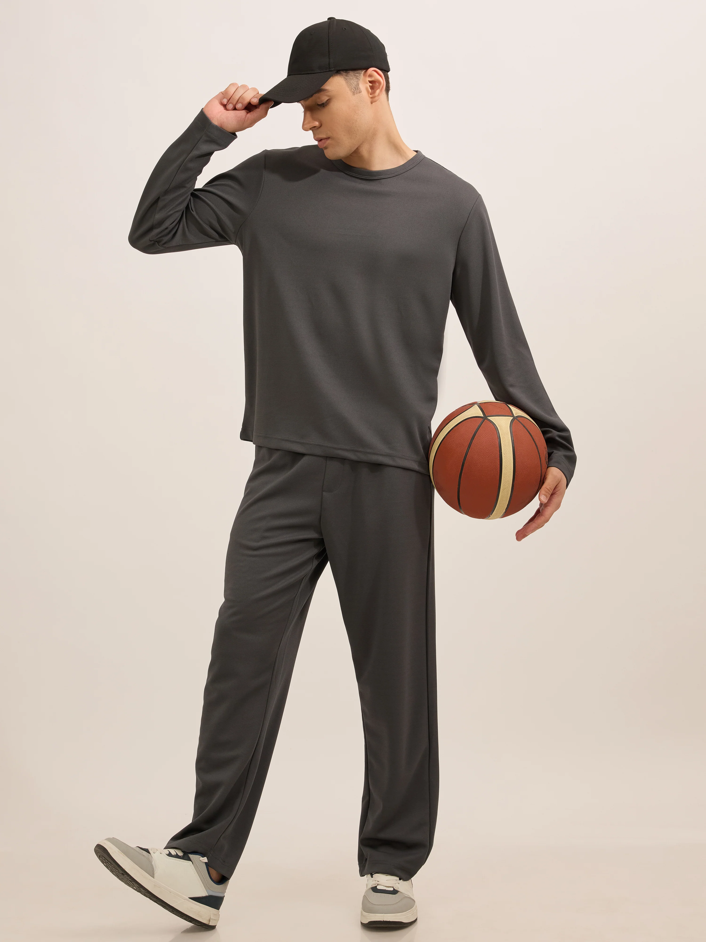 Slate Ride - Relaxed Fullsleeve Tshirt - Grey - Image 3