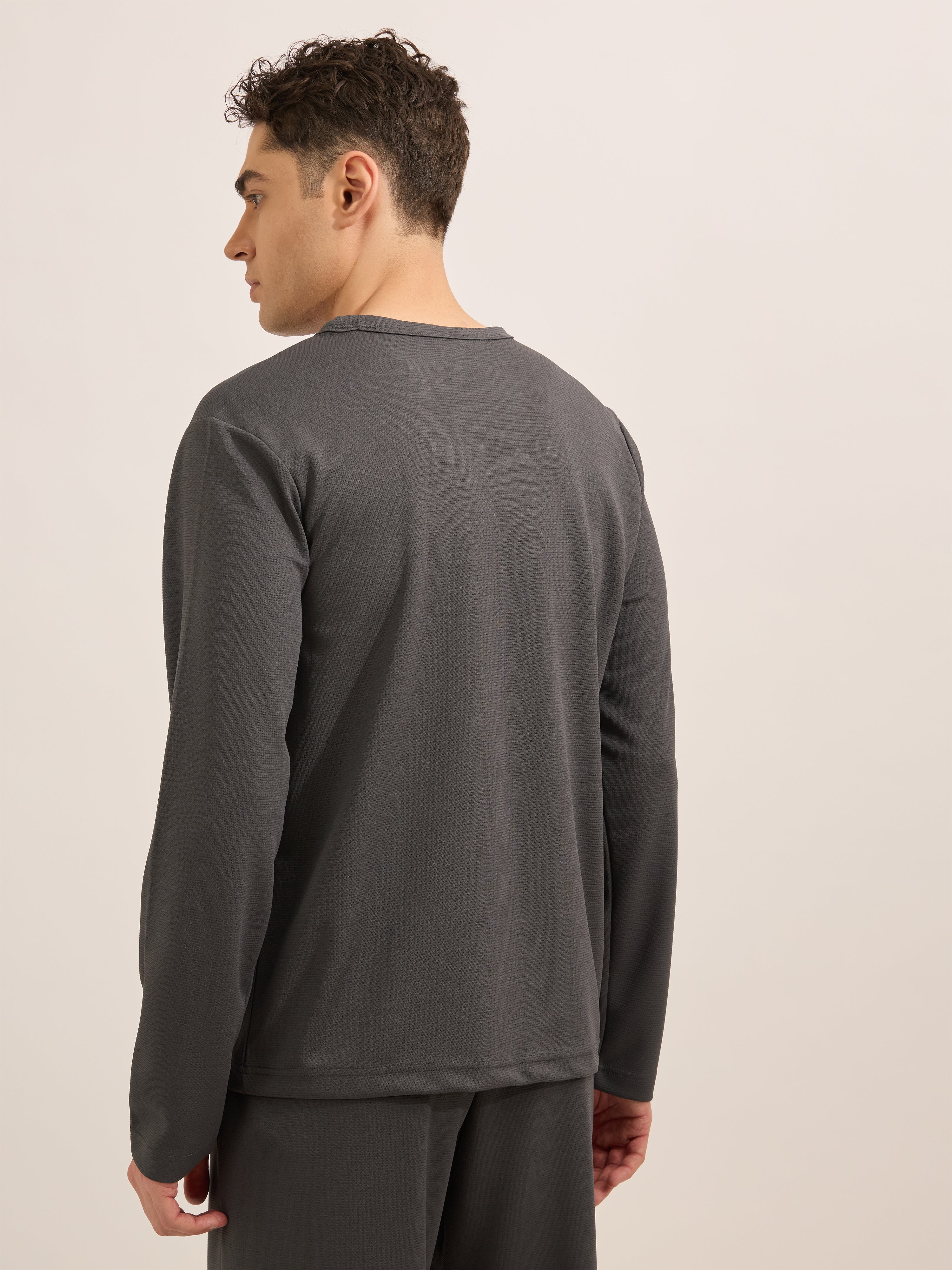 Slate Ride - Relaxed Fullsleeve Tshirt - Grey - Image 6