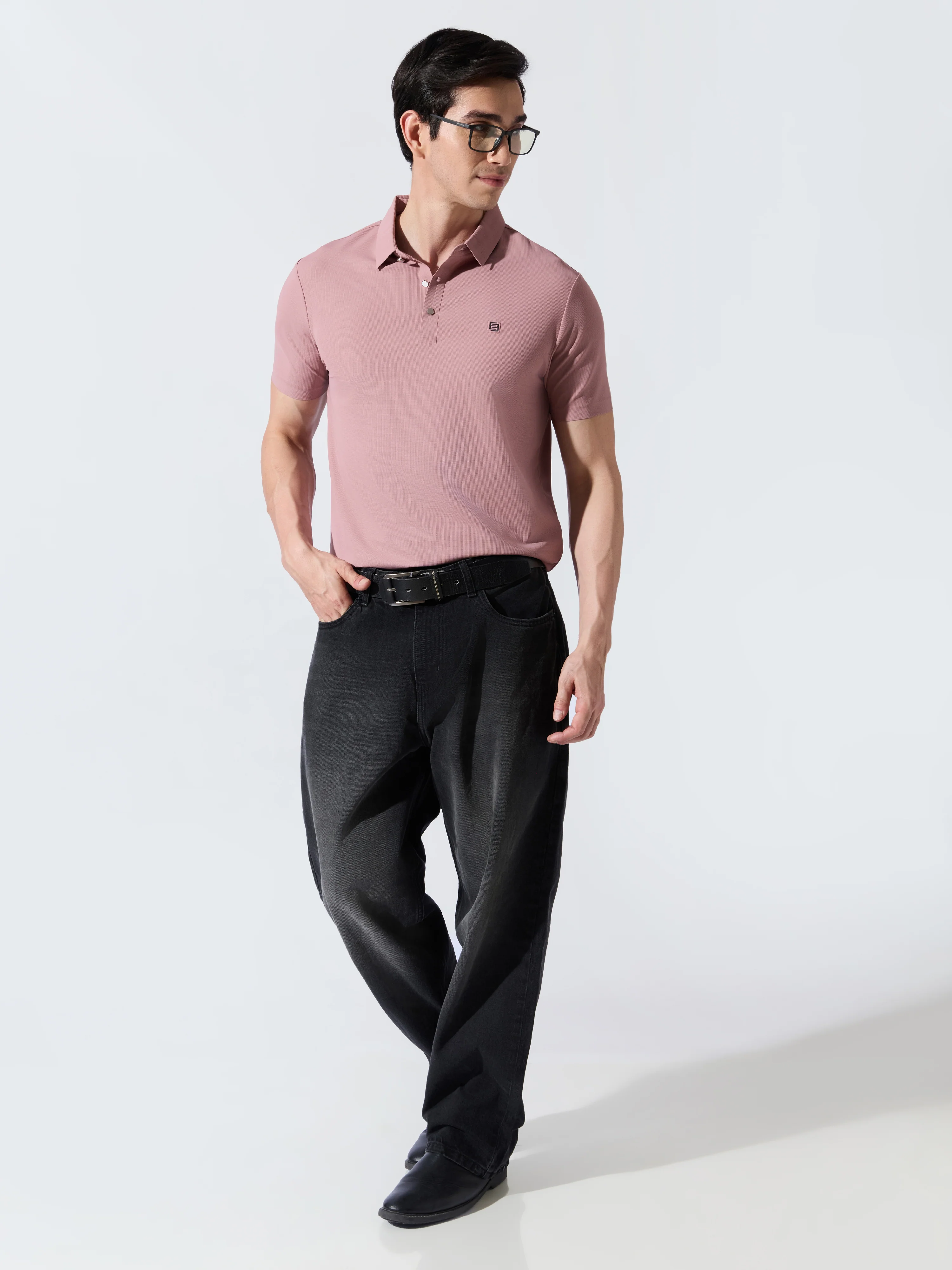 Solaris Bloom - Pink Regular Fit Polo T-Shirt - Image 2