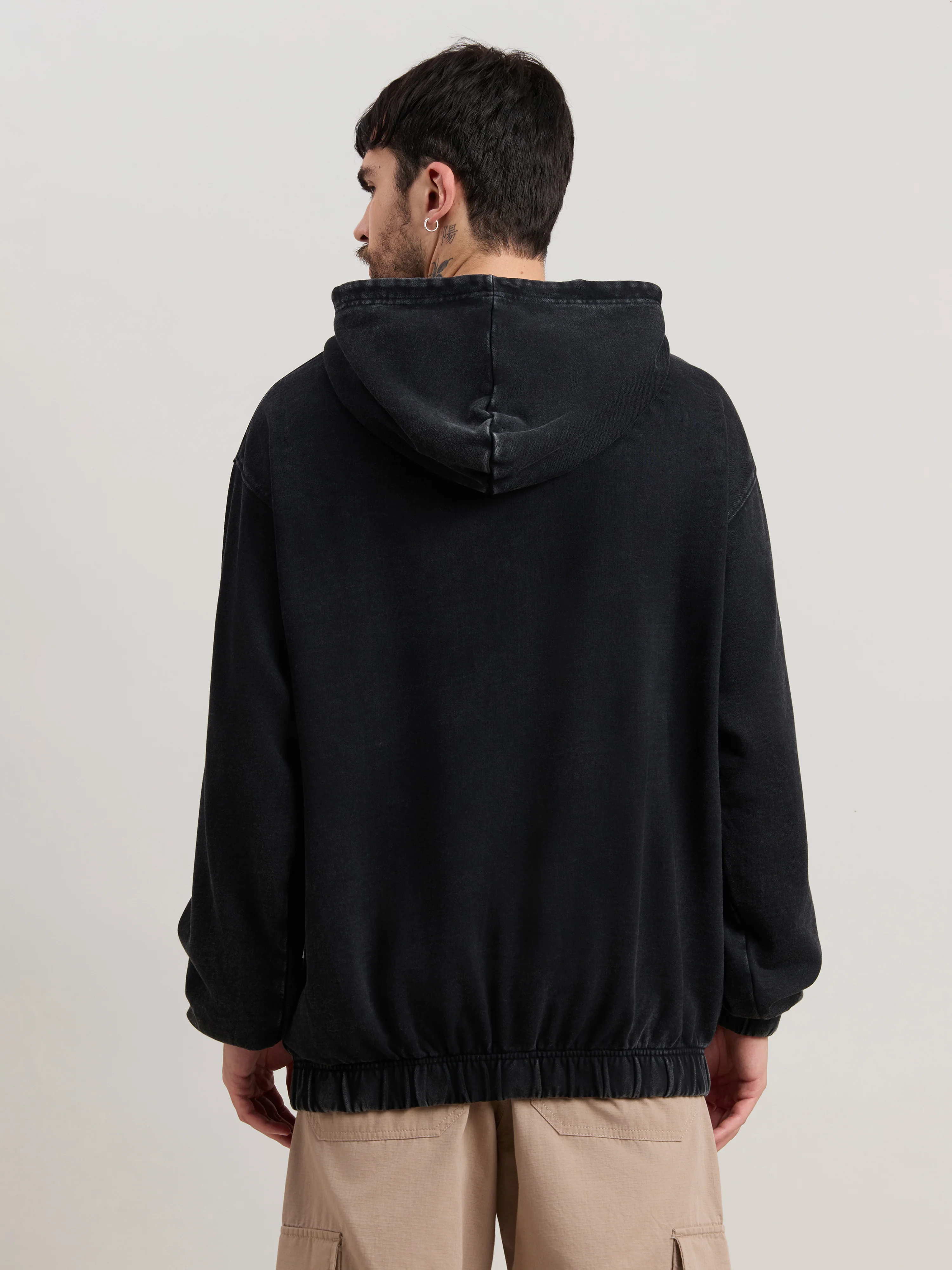 Solvyn - Relaxed Fit Hoodies - Faded Black - Image 7