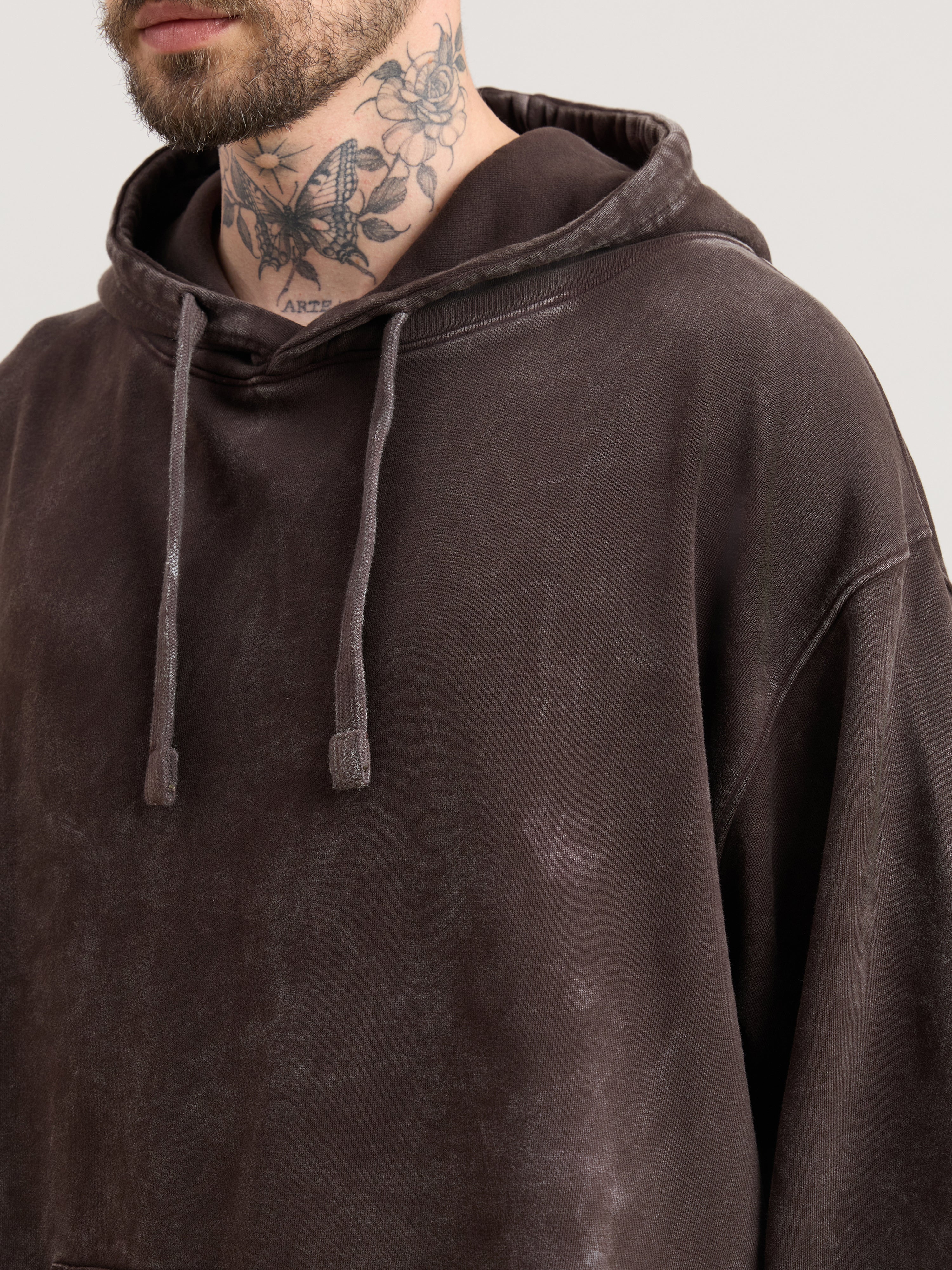 Solvyn - Relaxed Fit Hoodies - Faded Brown - Image 3
