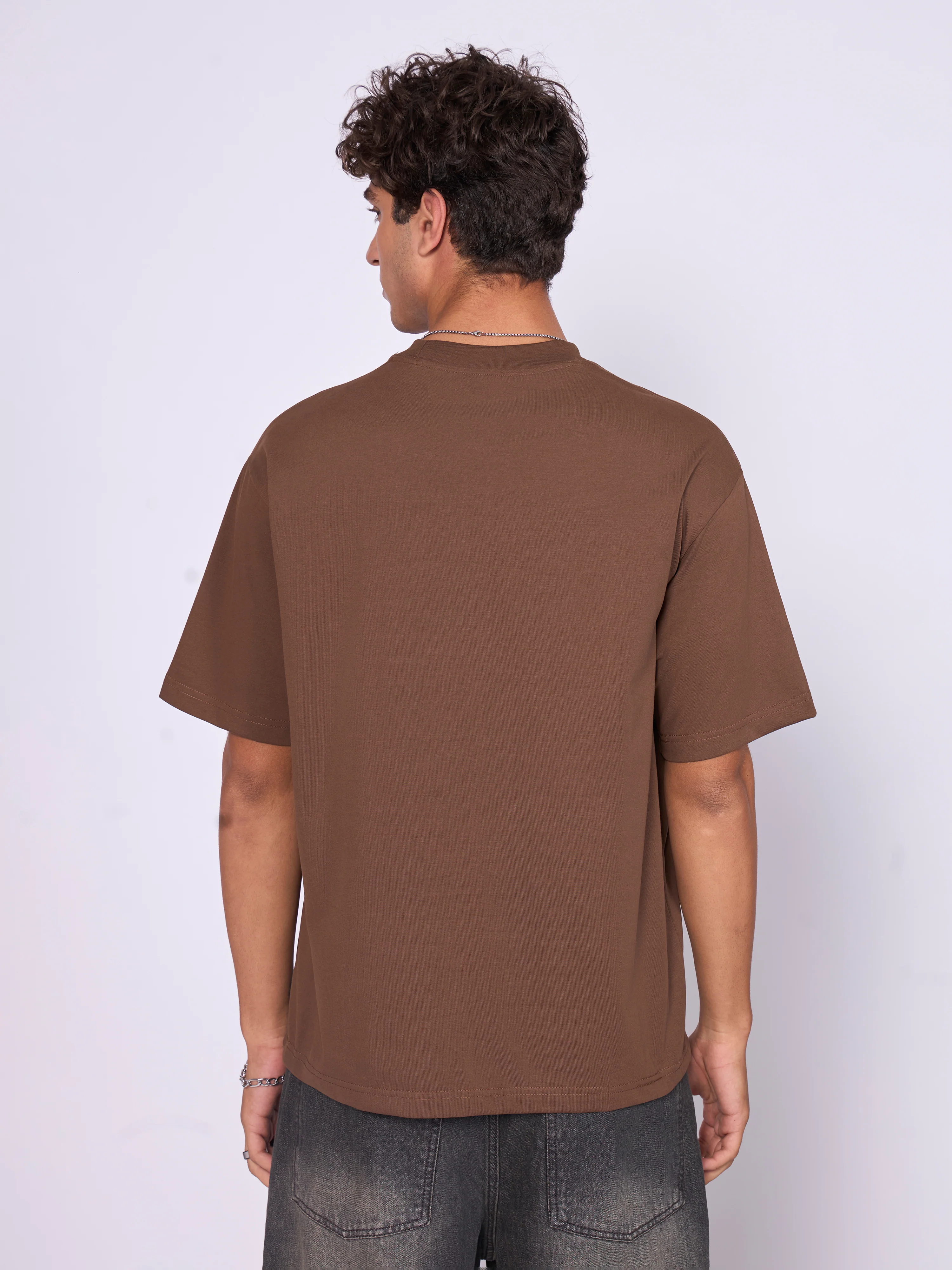 Stirling - Loose Fit T-Shirt - Brown - Image 6