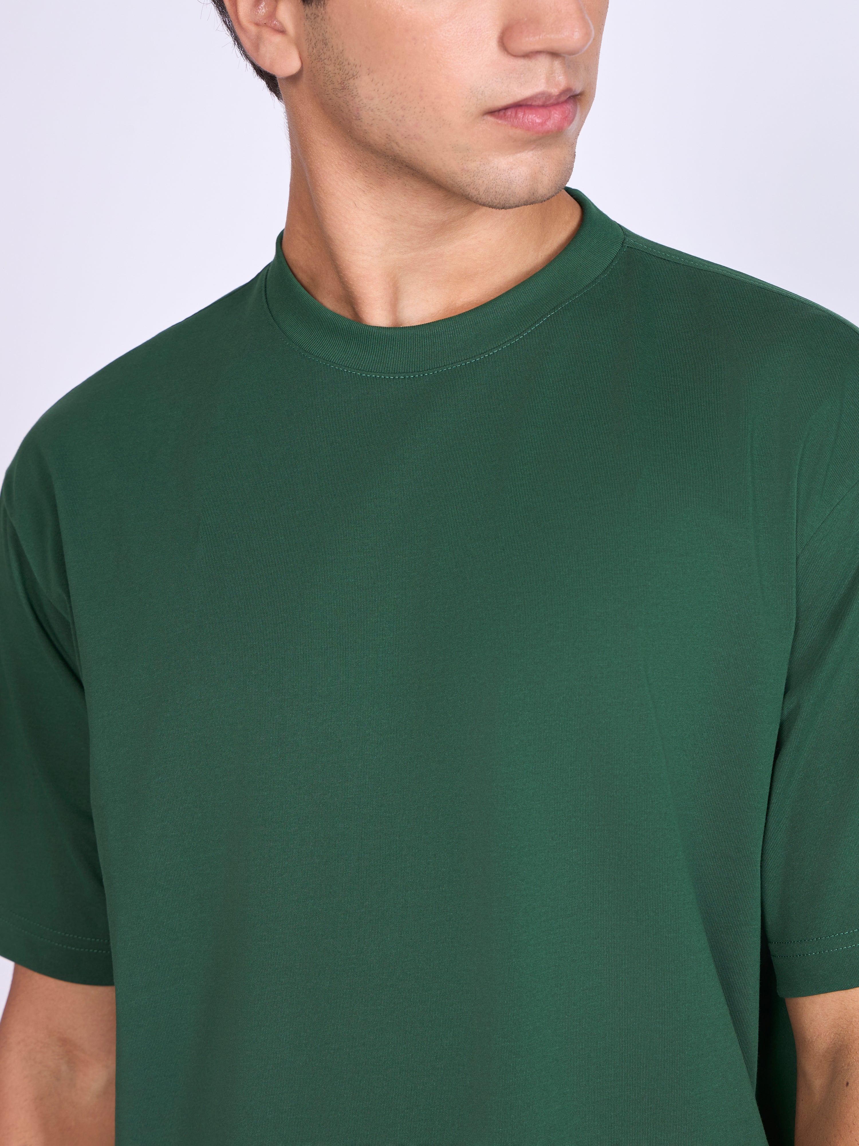 Stirling - Loose Fit T-Shirt - Emerald Green - Image 4
