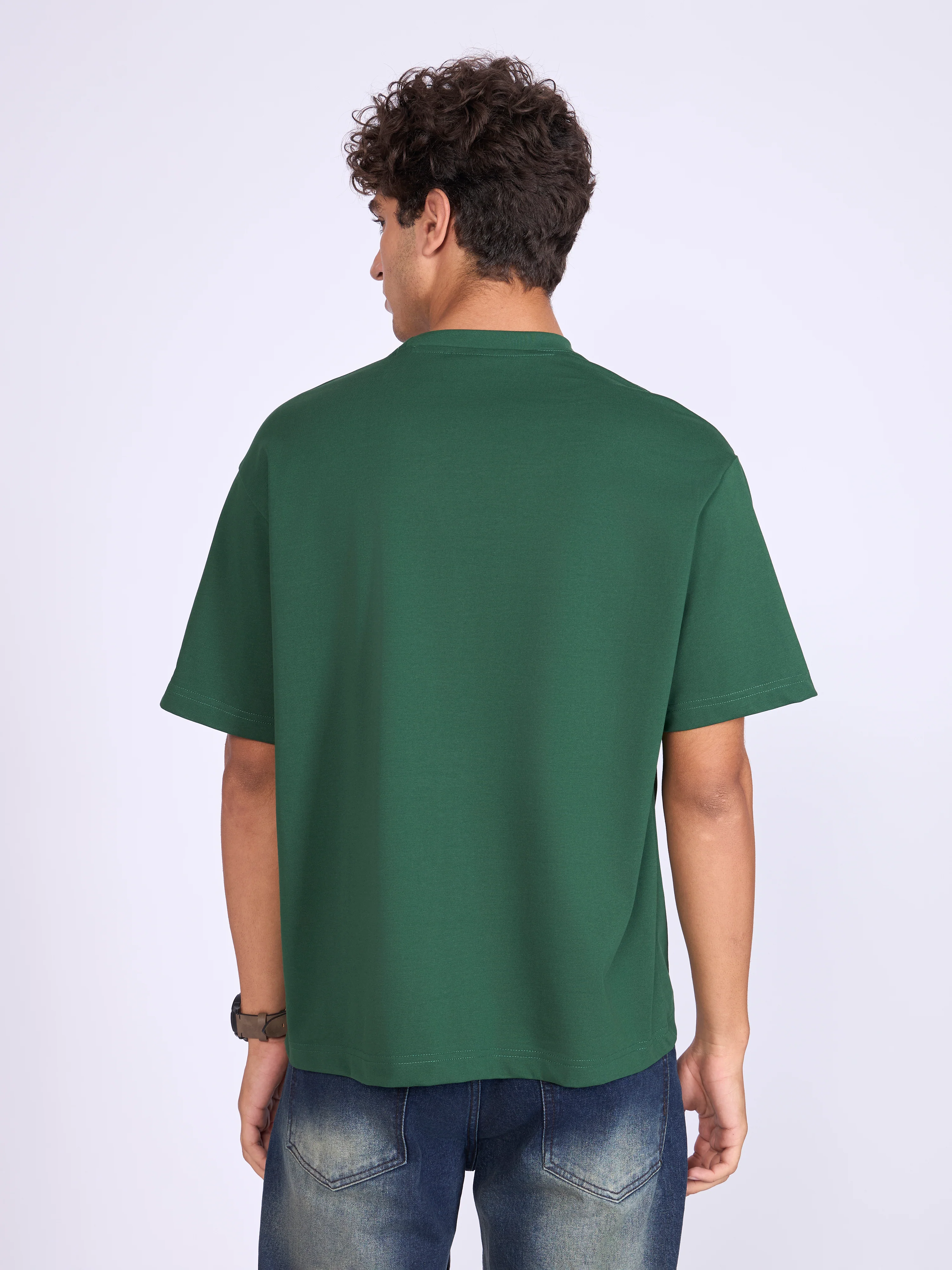 Stirling - Loose Fit T-Shirt - Emerald Green - Image 6