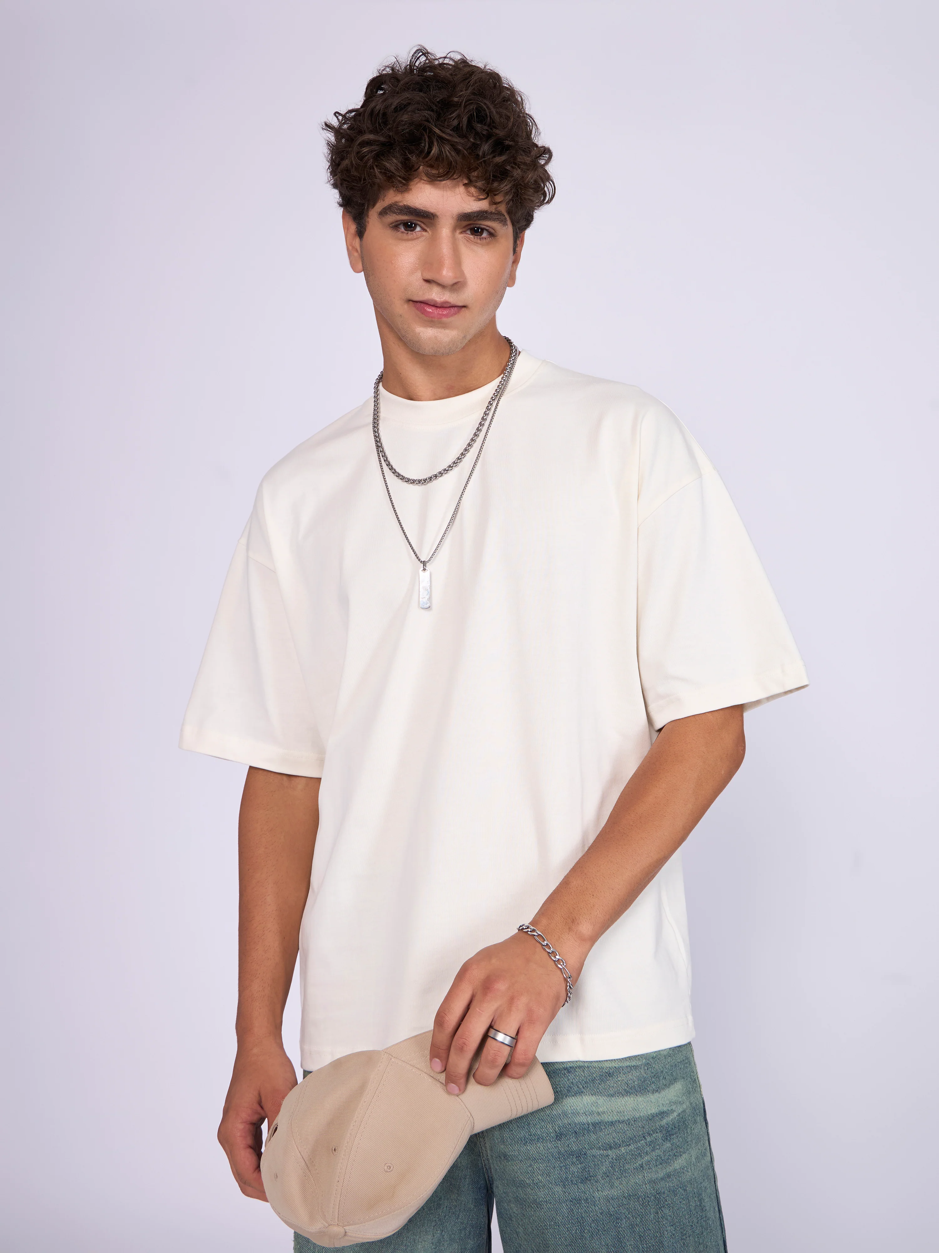 Stirling - Loose Fit T-Shirt - White - Image 5