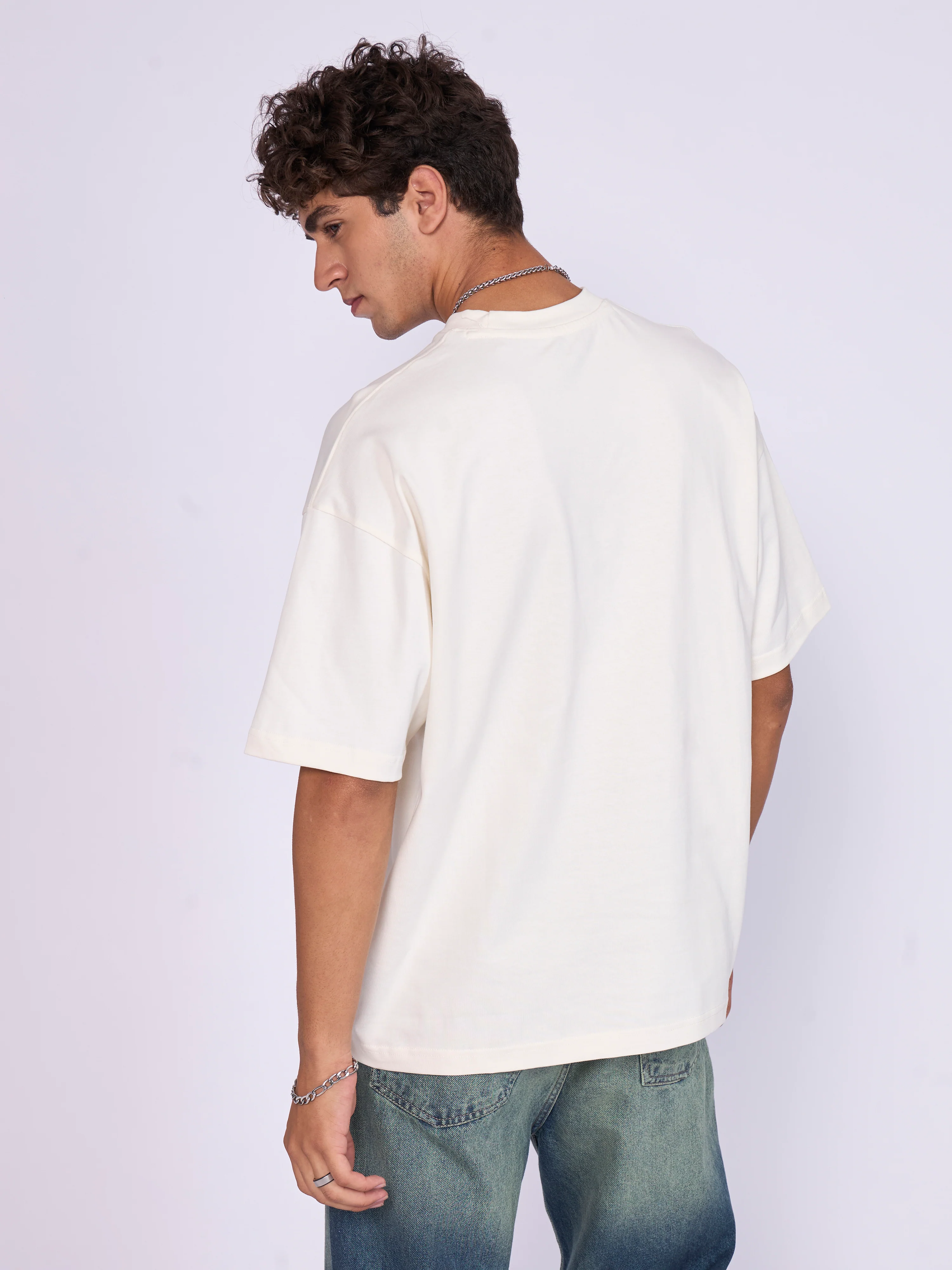 Stirling - Loose Fit T-Shirt - White - Image 6