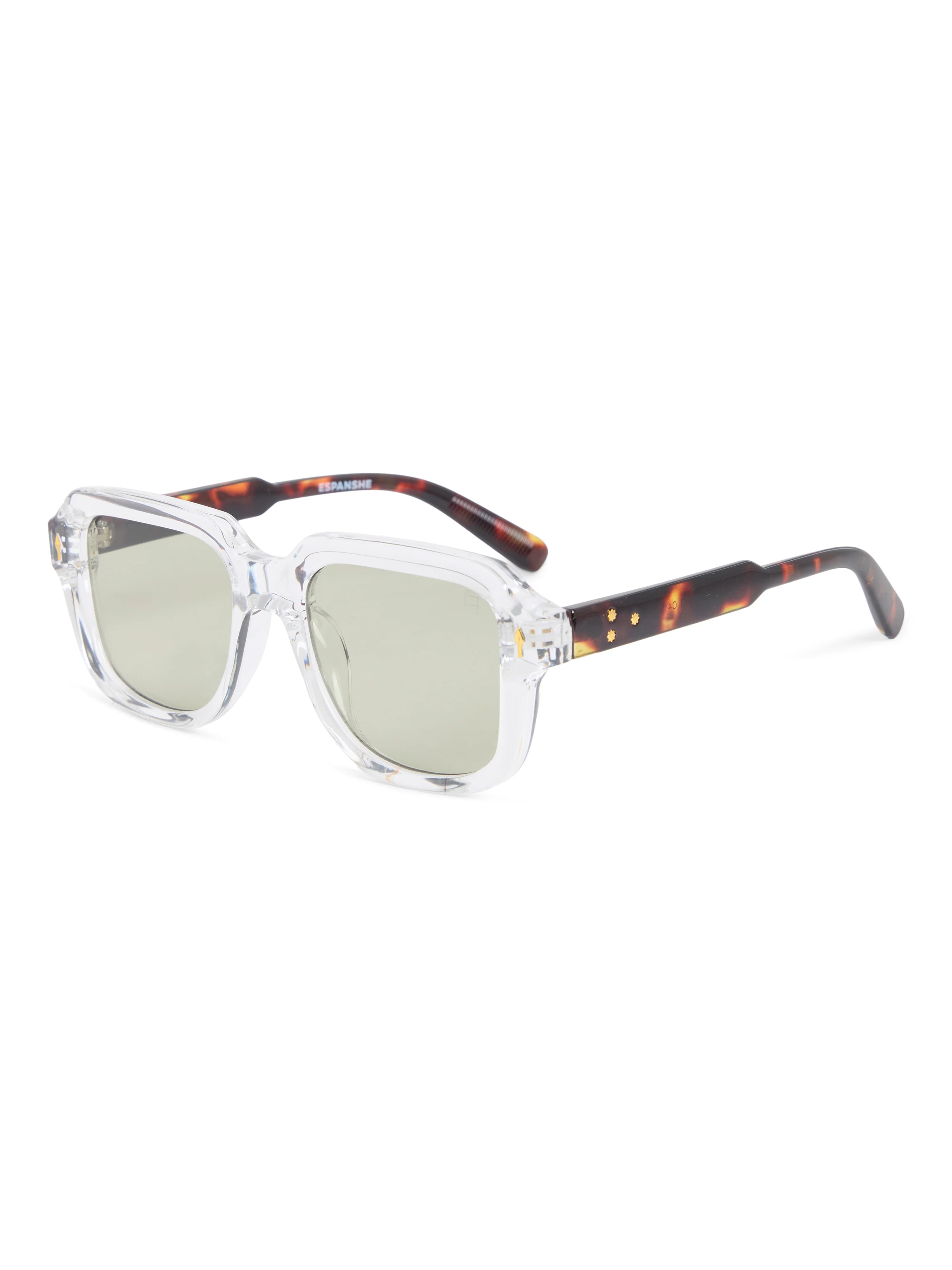 Sundown - Square Sunglass - Gold Brown