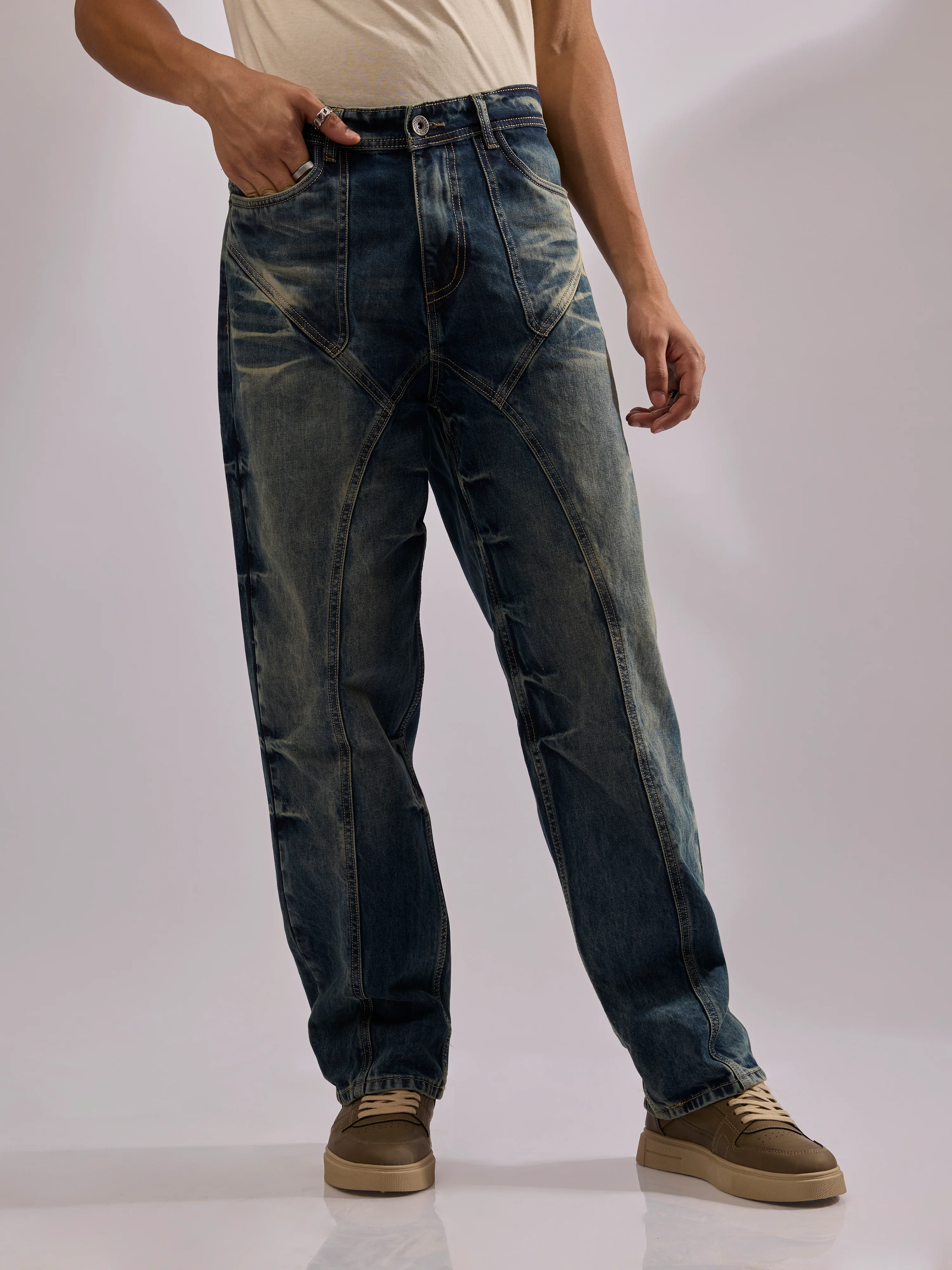 Tornix - Relaxed Fade jeans - Blue - Image 2