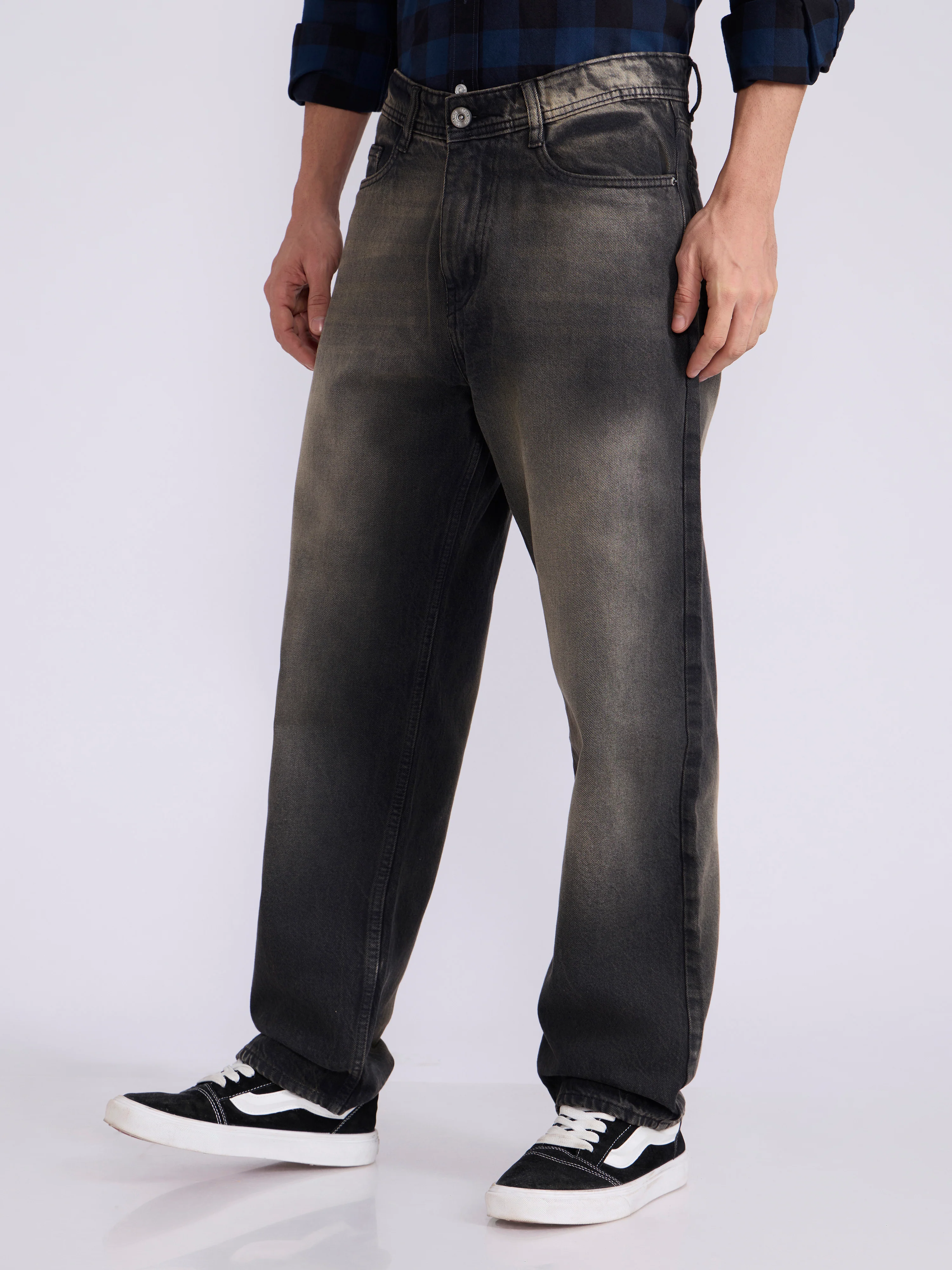 Travis - Relaxed Fit Jeans - Black Shade - Image 4