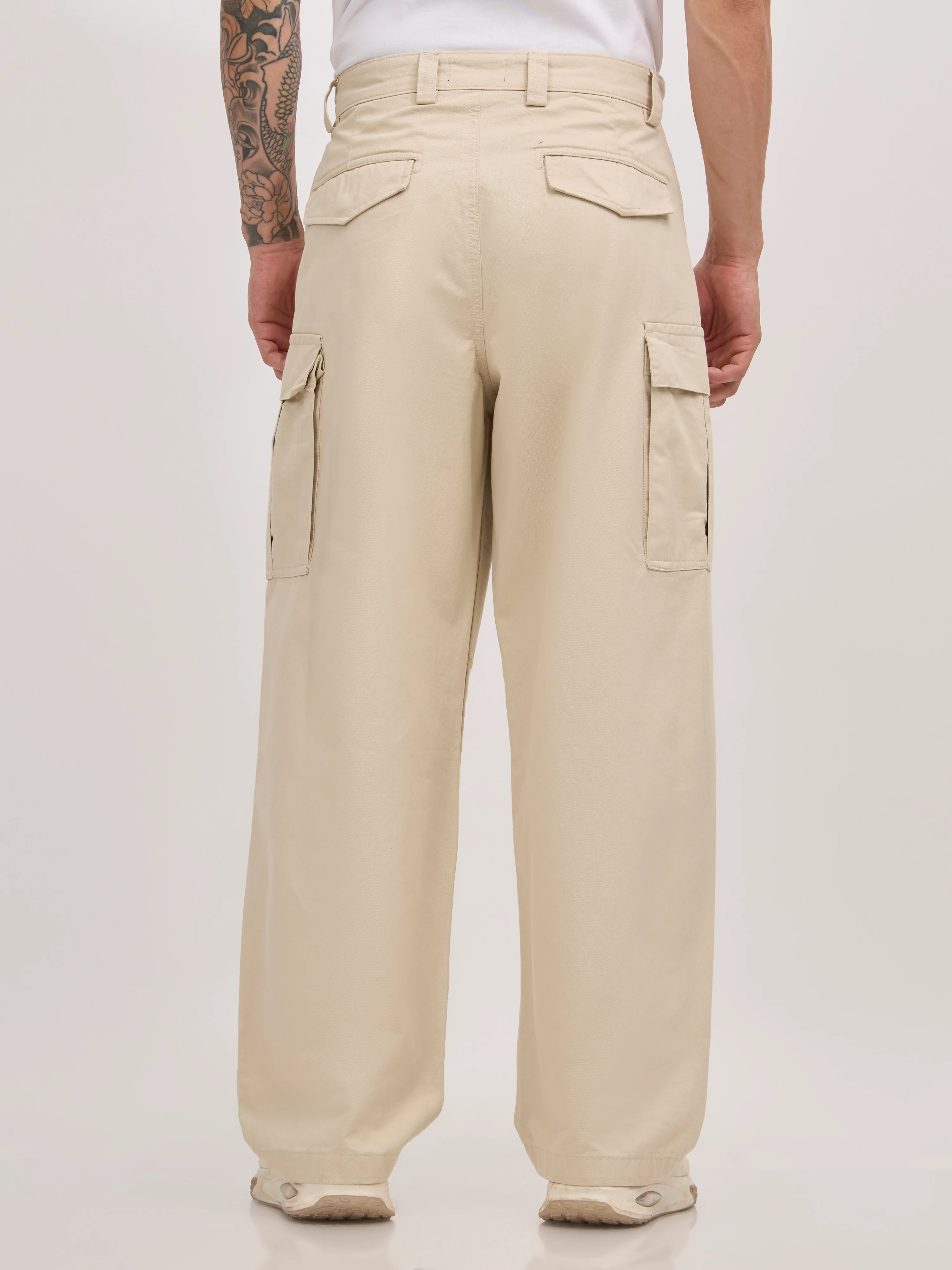 Vardon G1 - Super Baggy Cargo Pants - Beige - Image 5