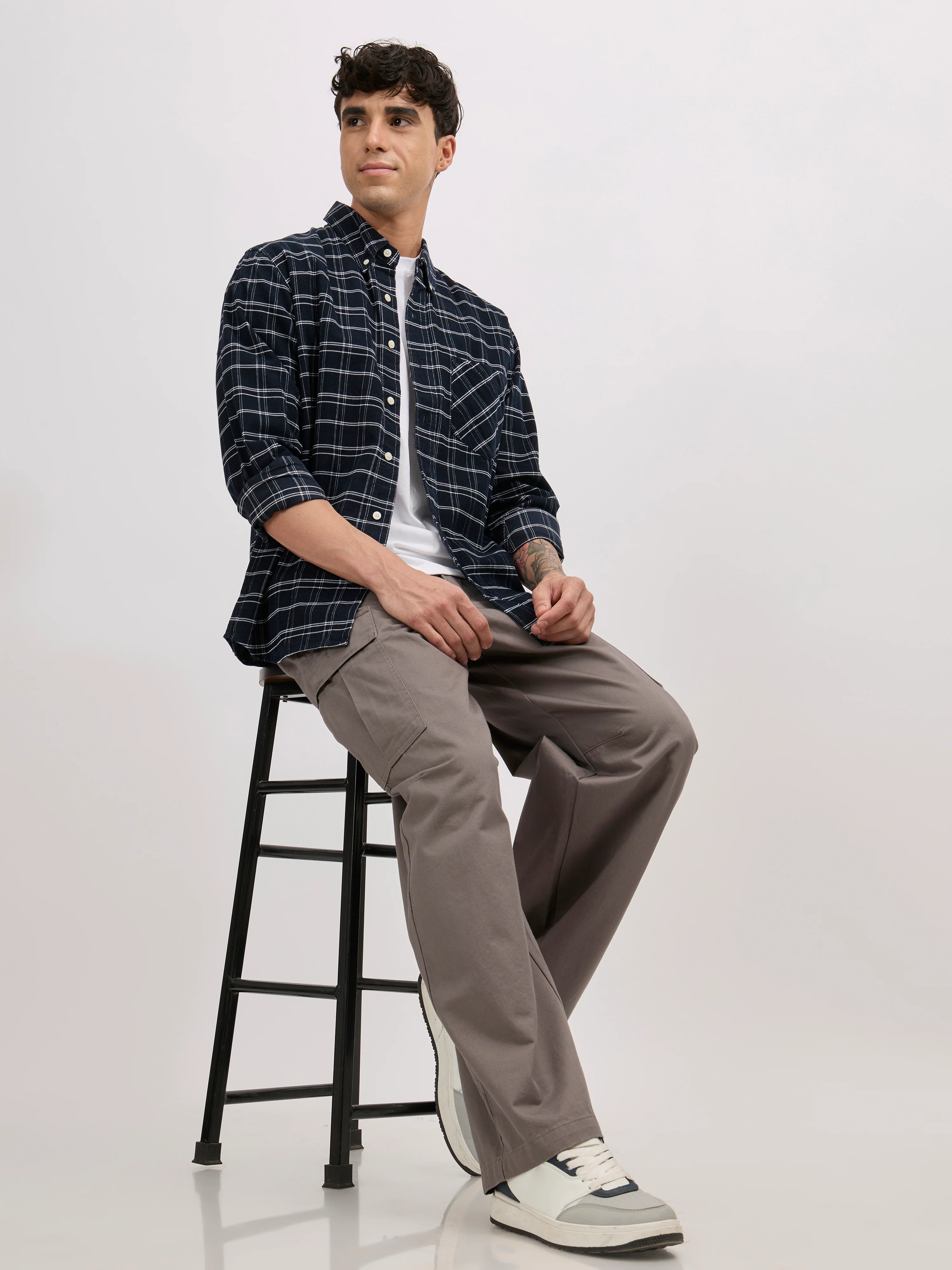 Vardon G1 - Super Baggy Cargo Pants - Dark Grey - Image 3
