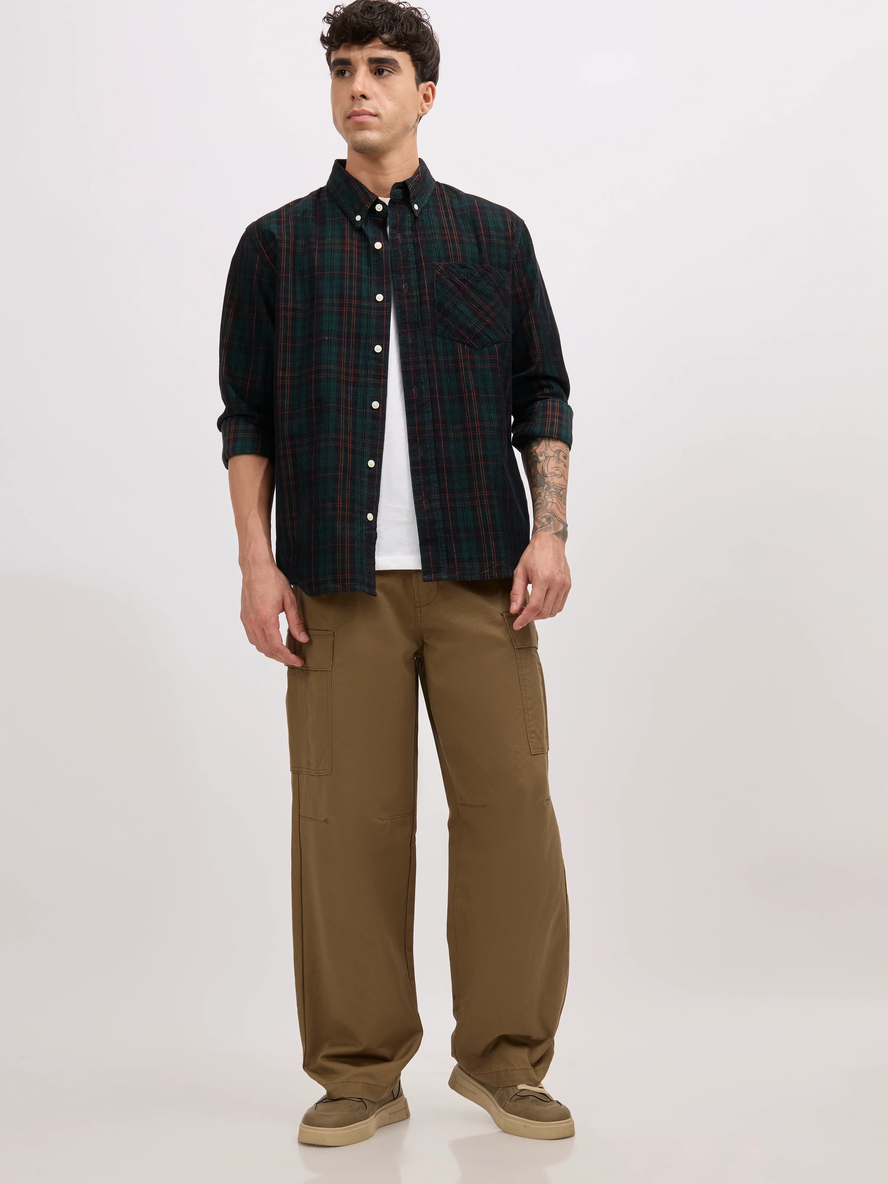 Vardon G1 - Super Baggy Cargo Pants - Khaki - Image 3