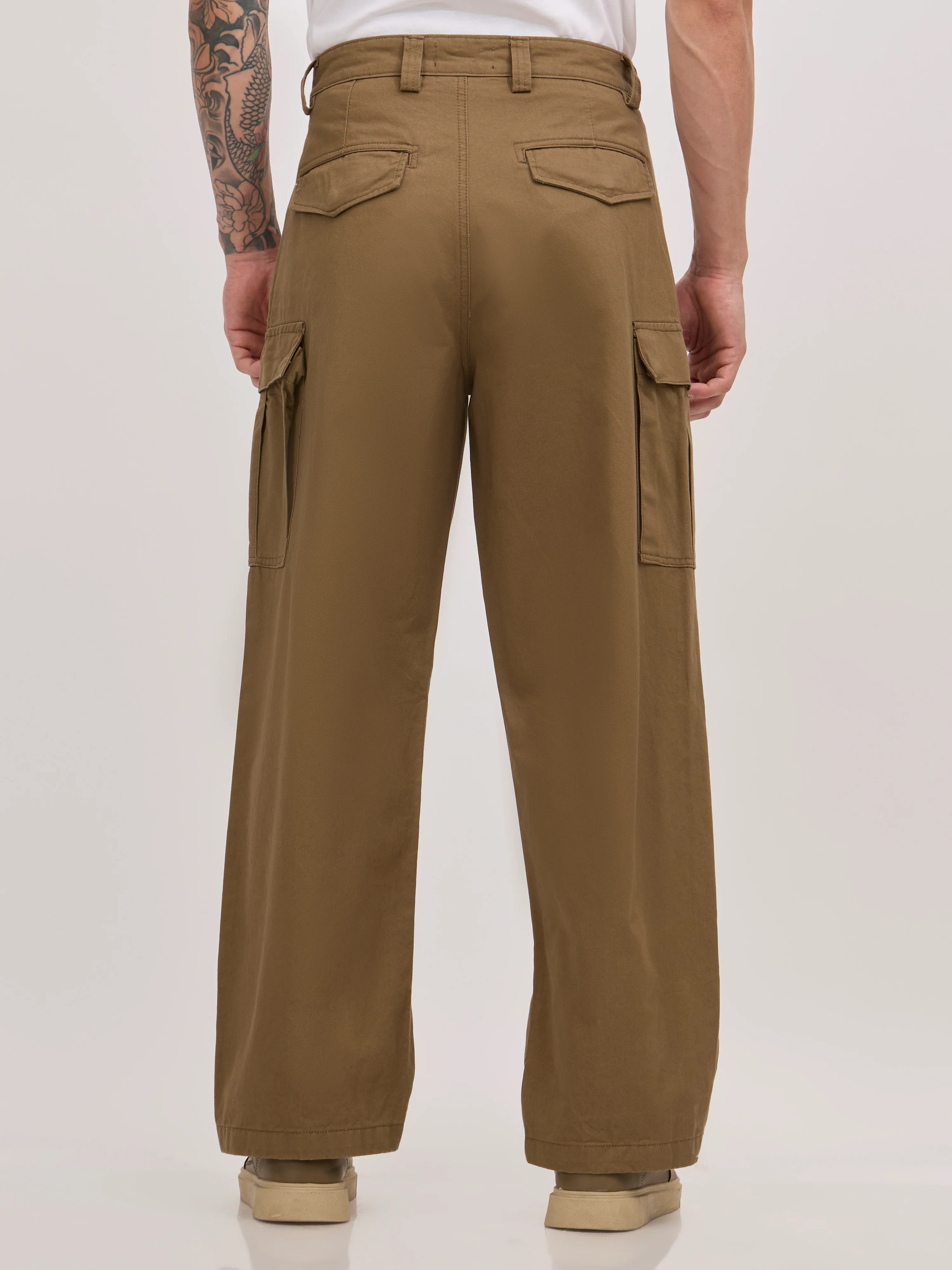 Vardon G1 - Super Baggy Cargo Pants - Khaki - Image 5