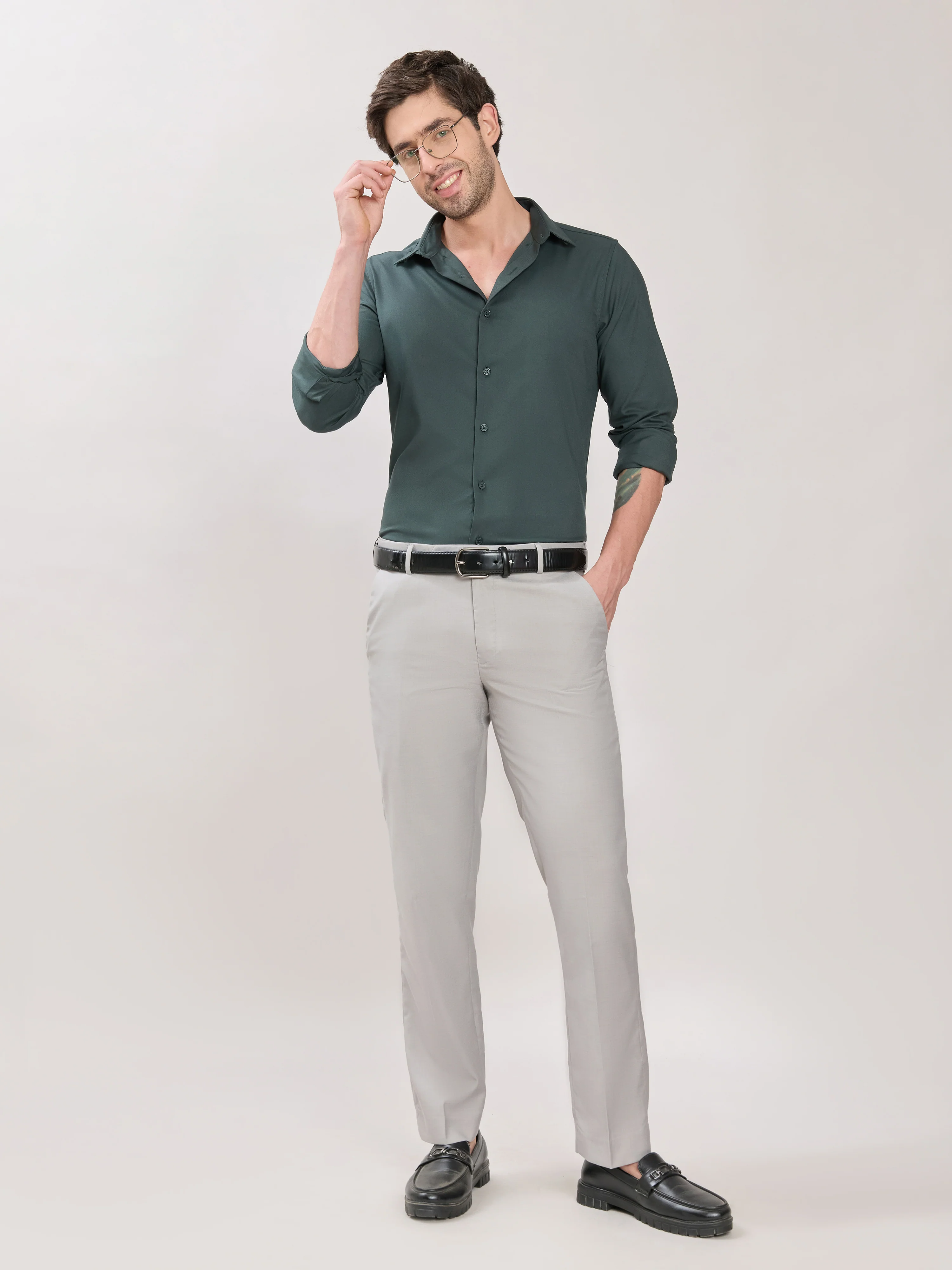 Vector - Classic Formal Pant - Light Grey - Image 2