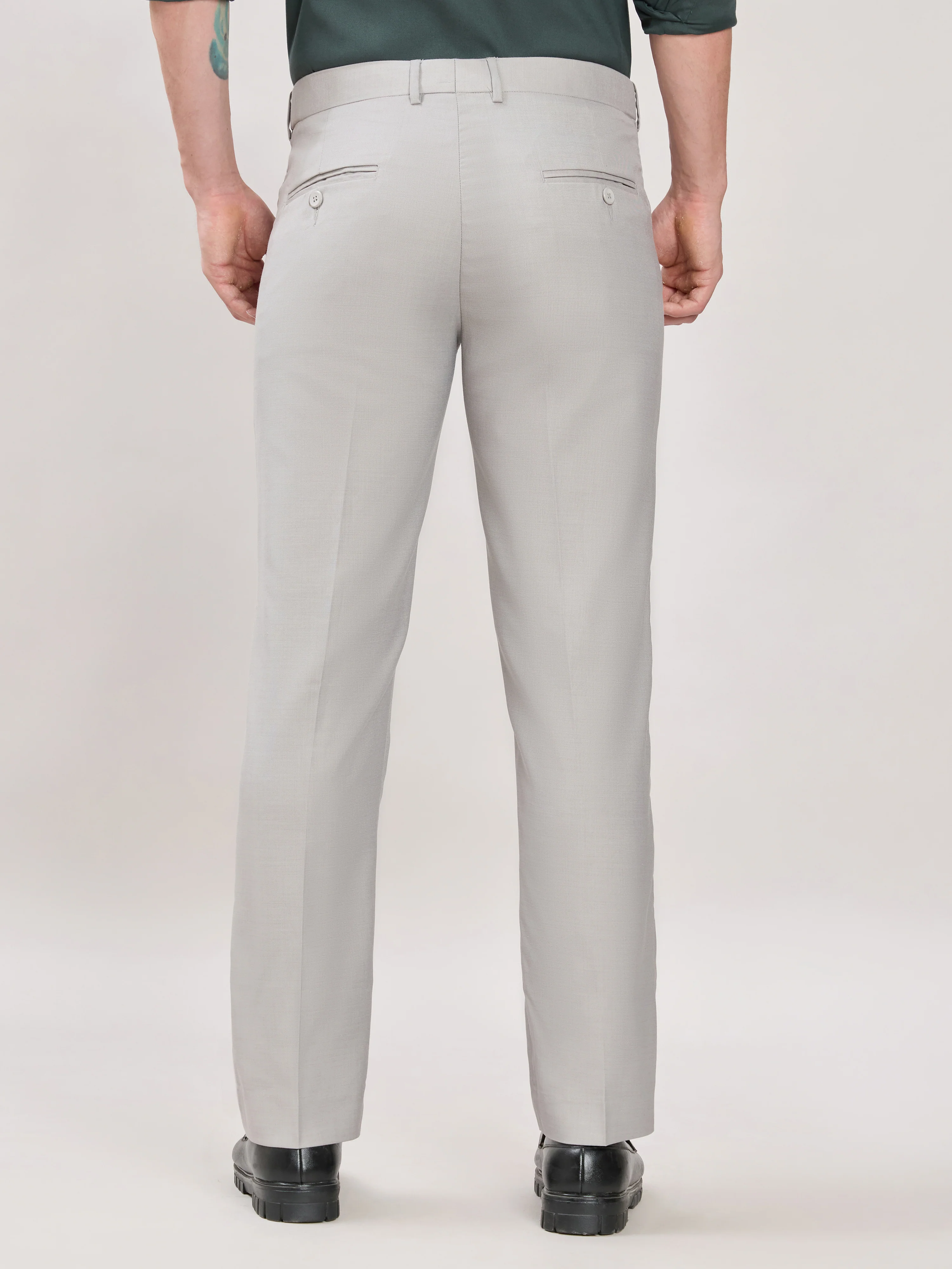 Vector - Classic Formal Pant - Light Grey - Image 5
