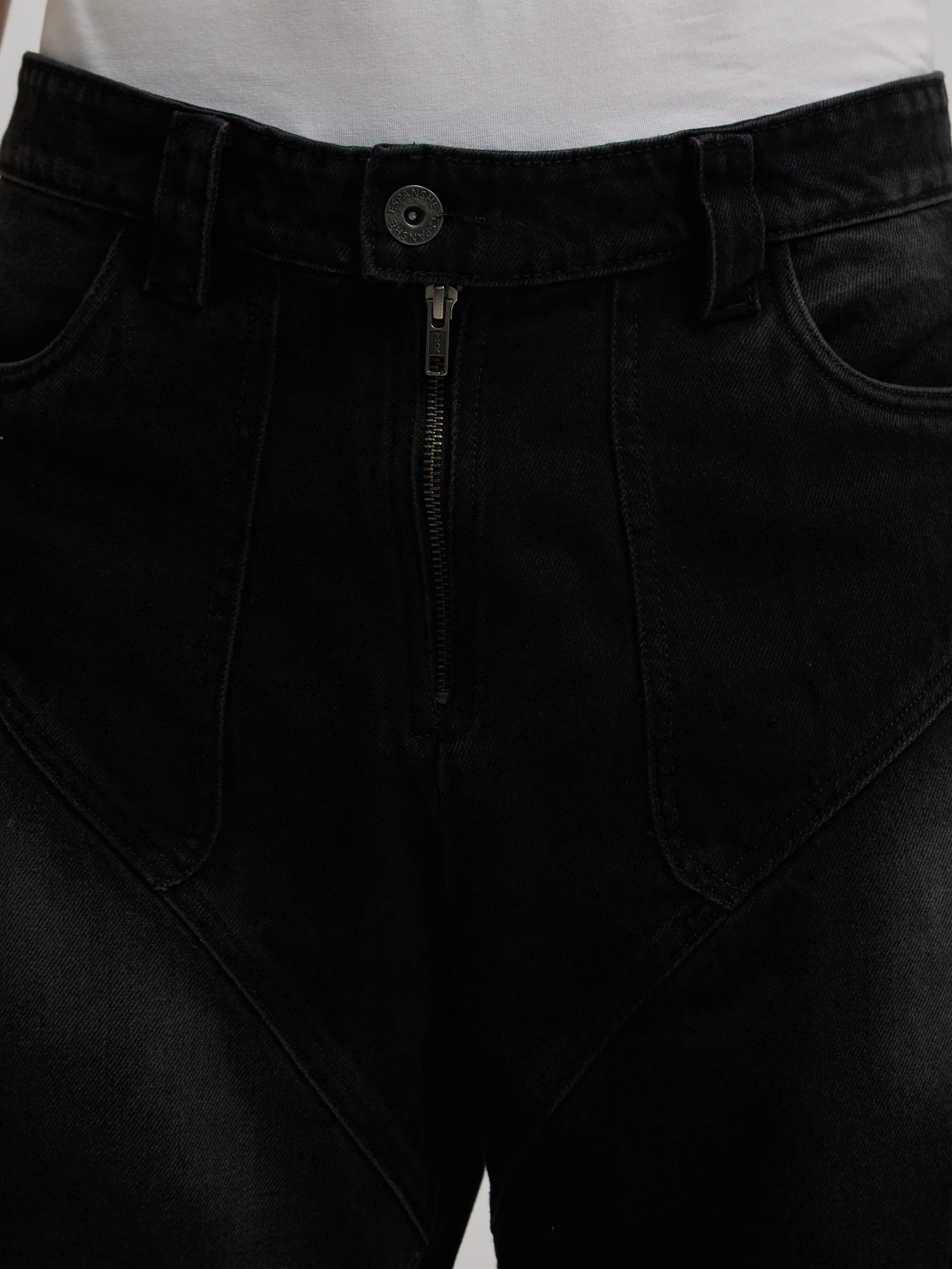 Vinnie - Cargo Jeans - Black - Image 4