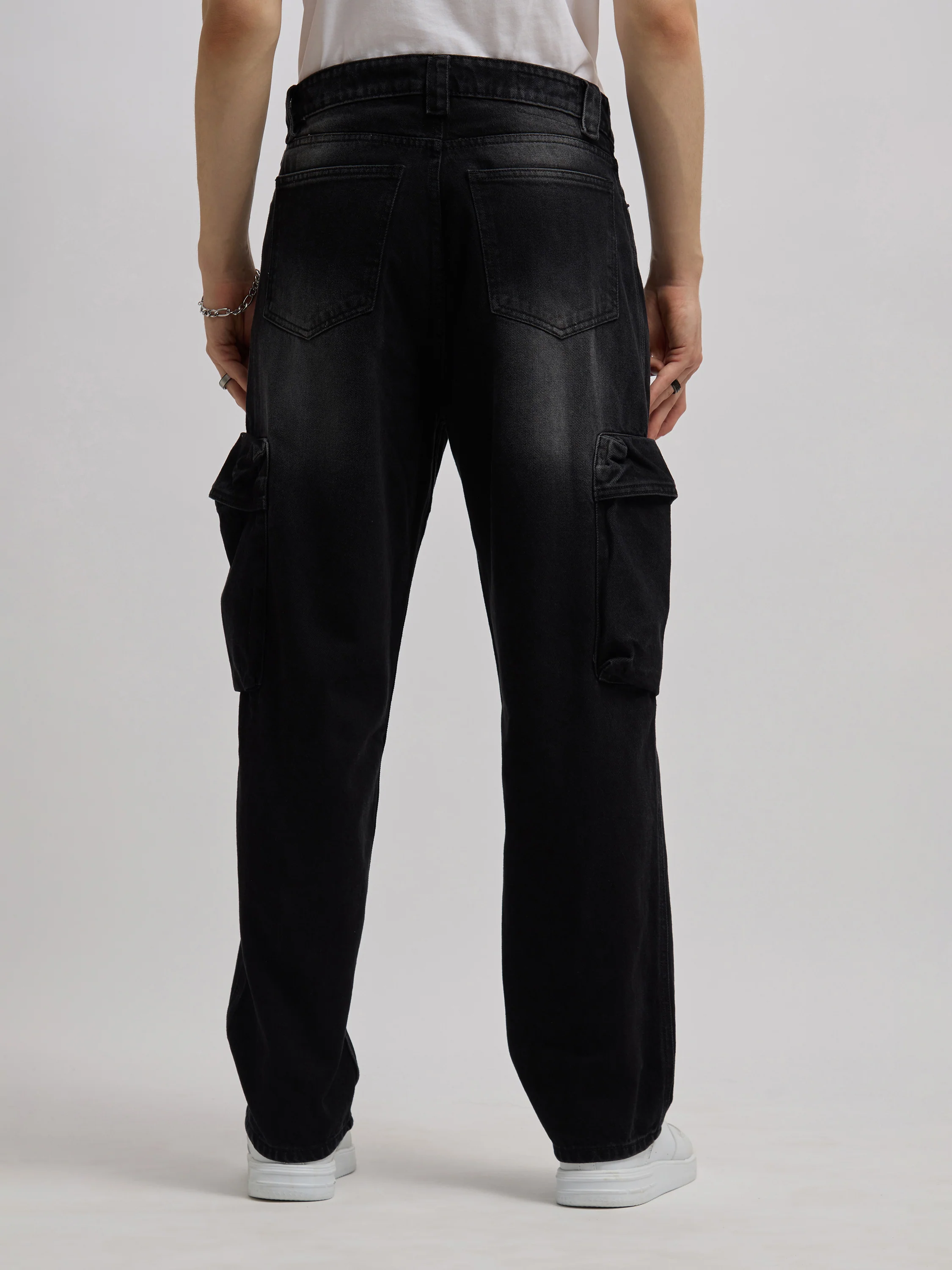 Vinnie - Cargo Jeans - Black - Image 6