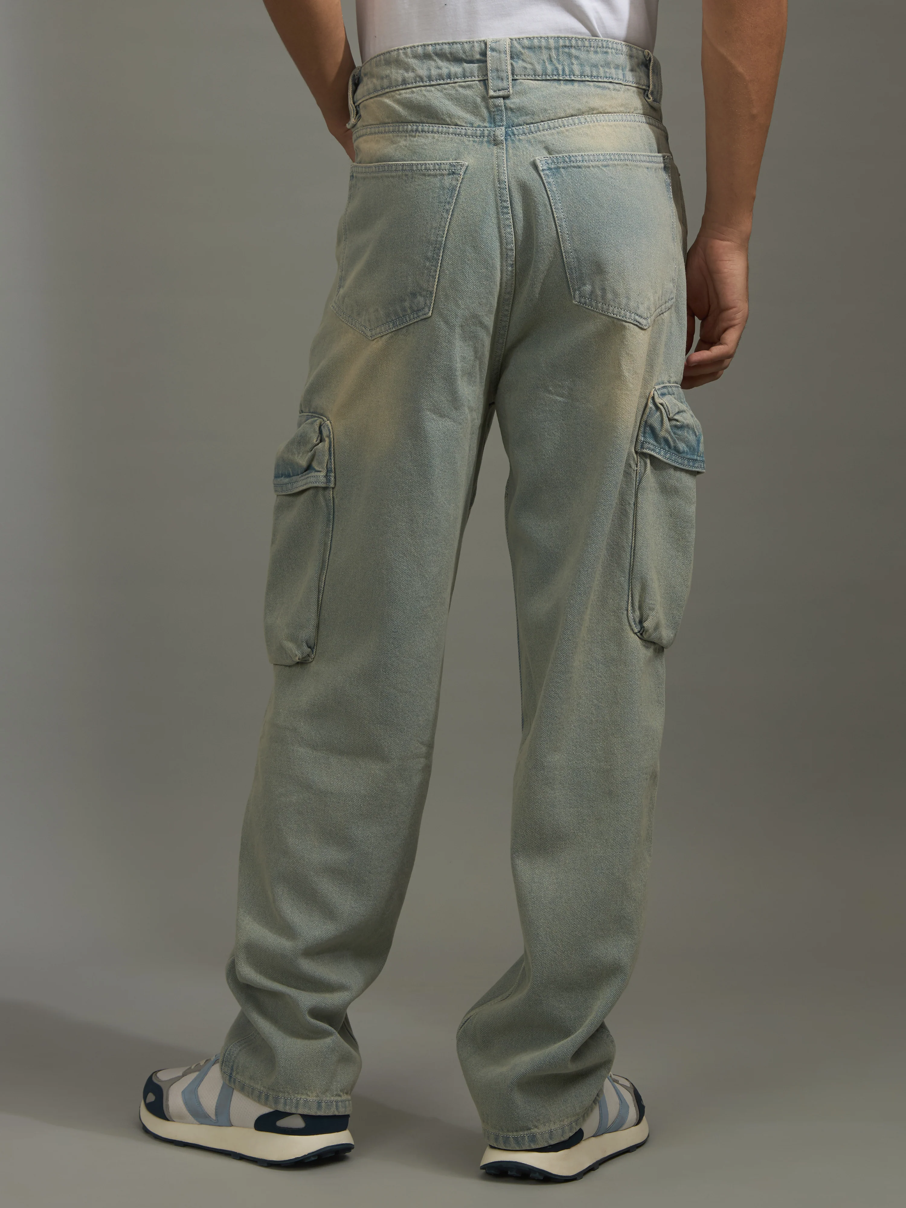 Vinnie - Cargo Jeans - Blue - Image 5