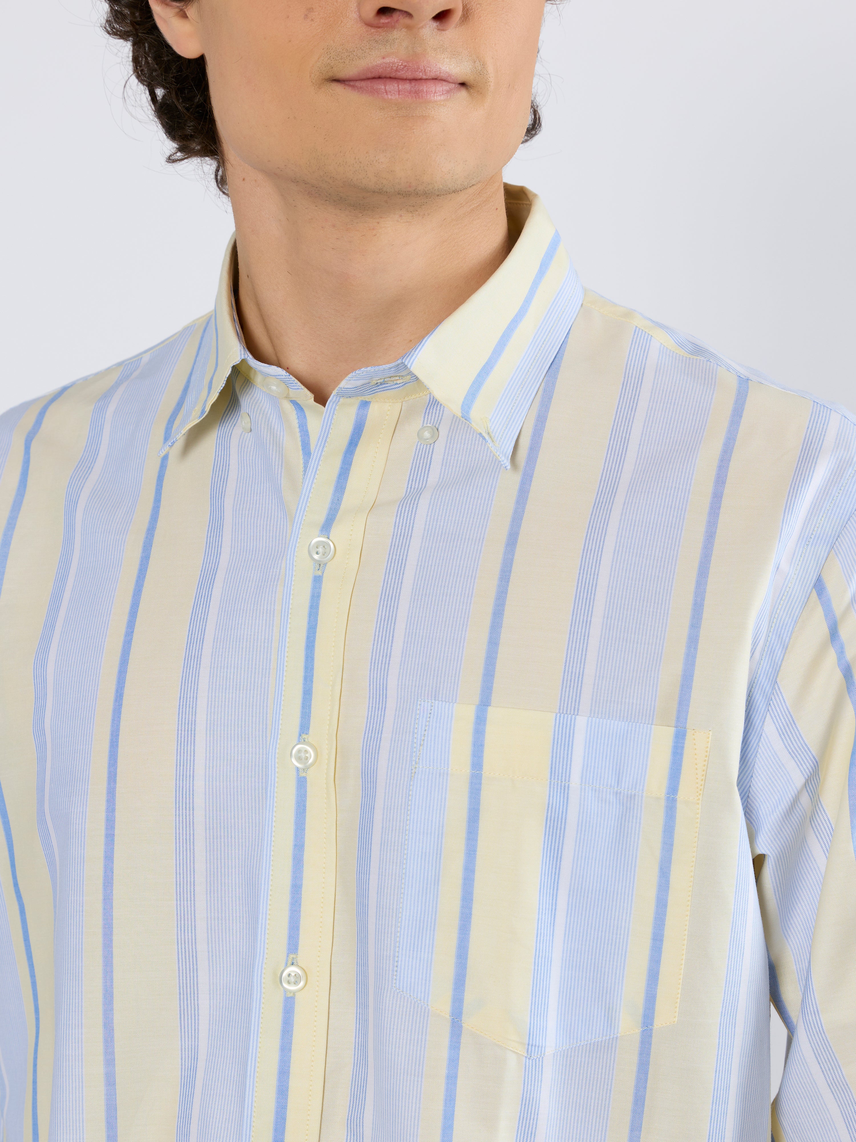 Walden - Striped Shirt - Yellow - Image 4