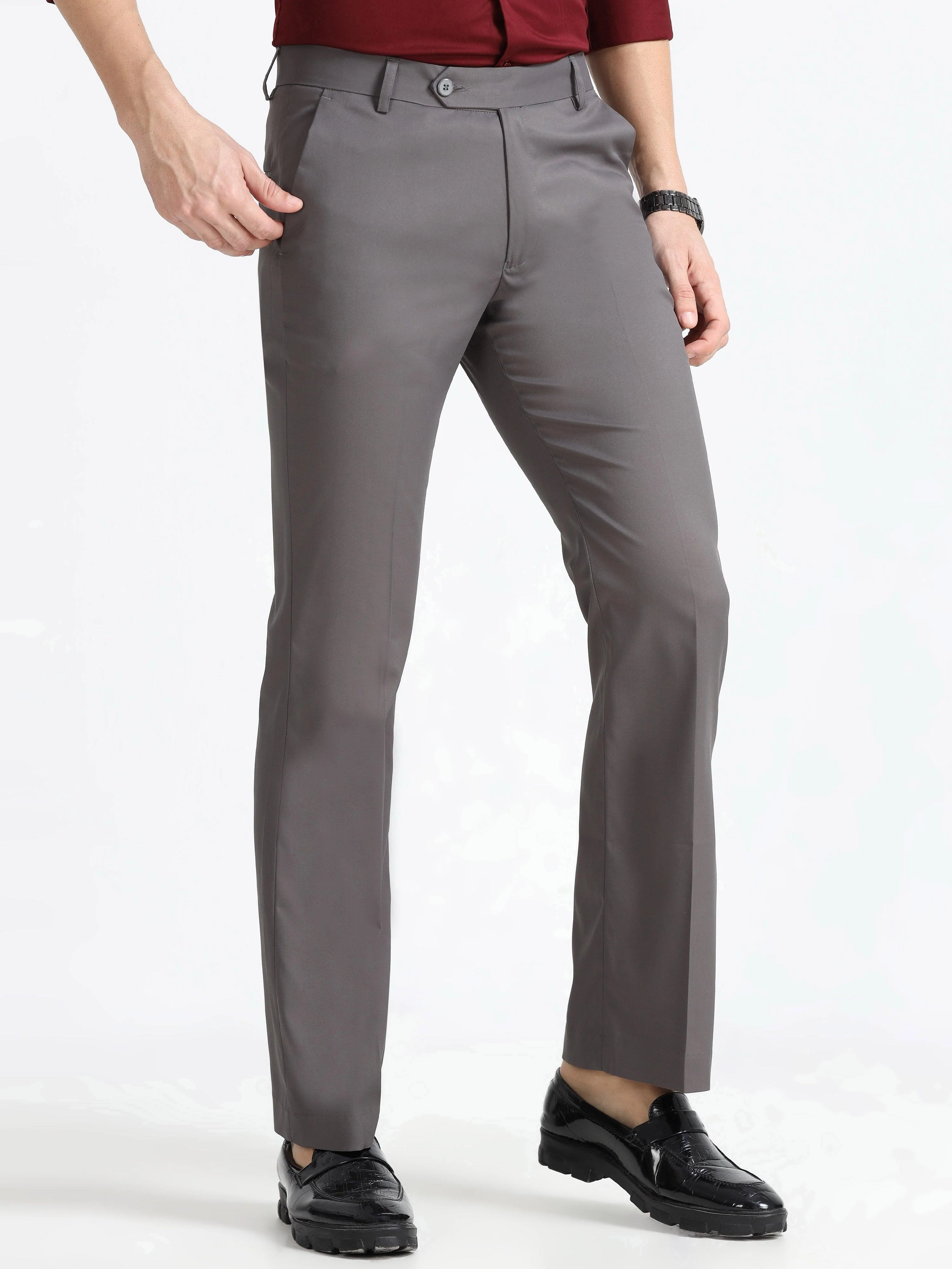 Wee 2.0 - Bootcut Formal Pant - Cement Grey - Image 5