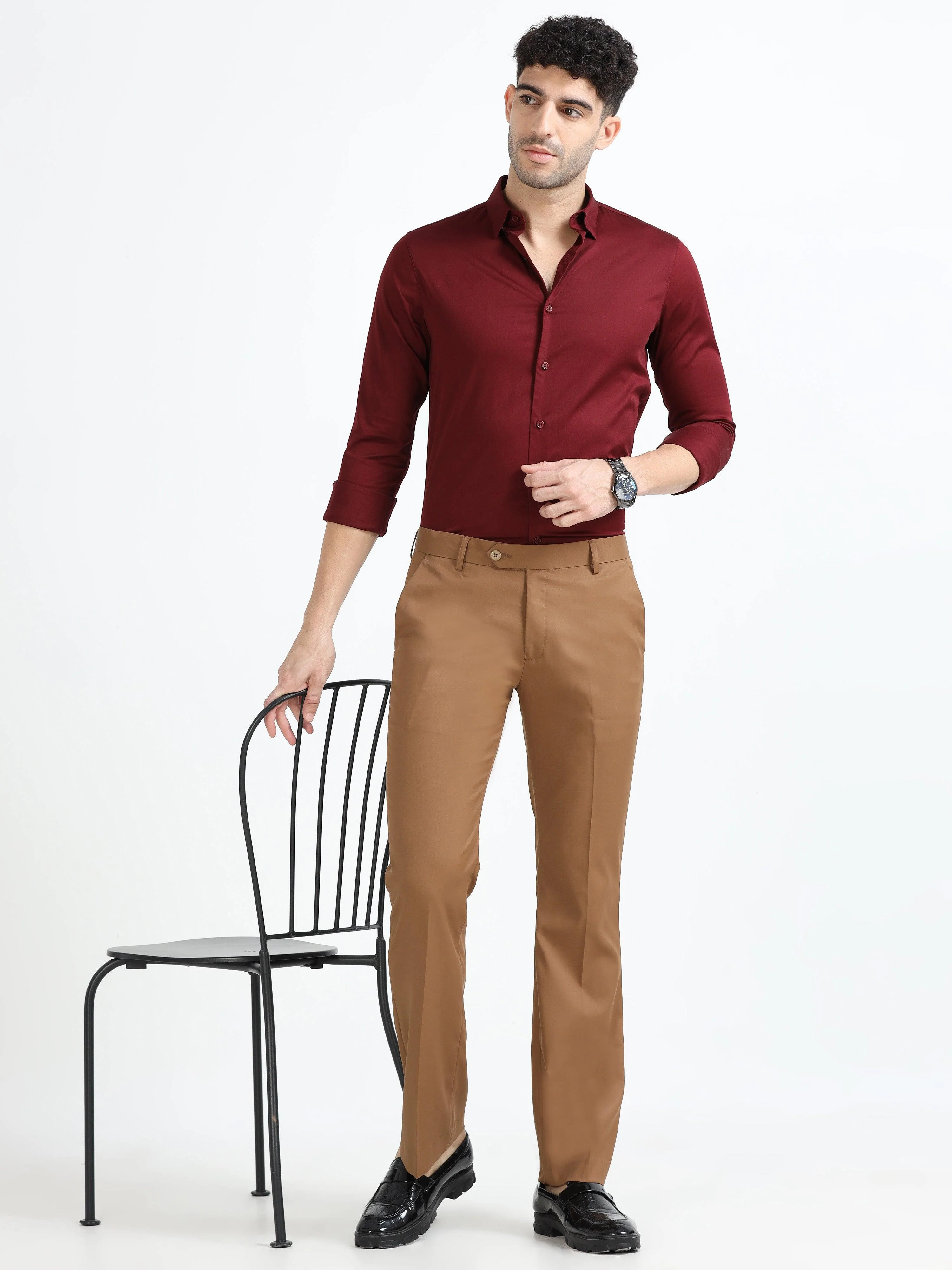 Wee 2.0 - Bootcut Formal Pant - Coffee - Image 7