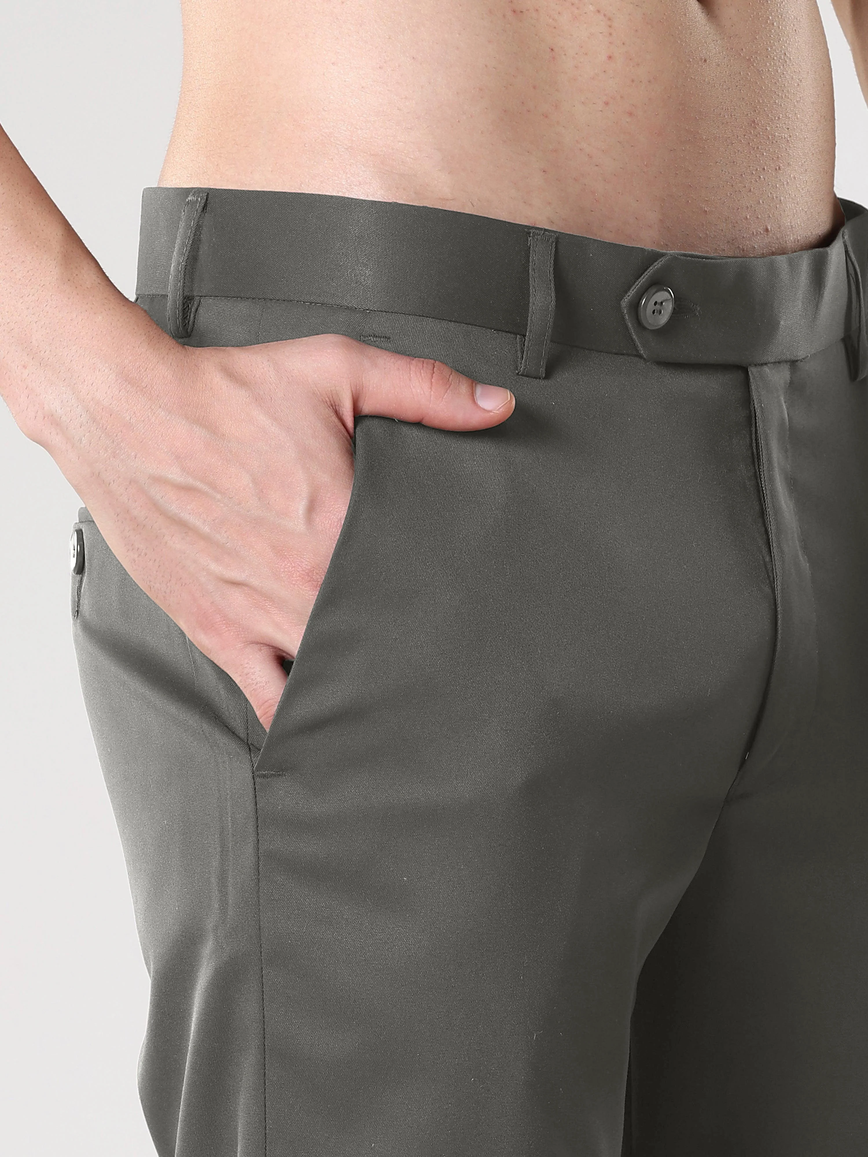 Wee 2.0 - Bootcut Formal Pant - Moss Green - Image 3