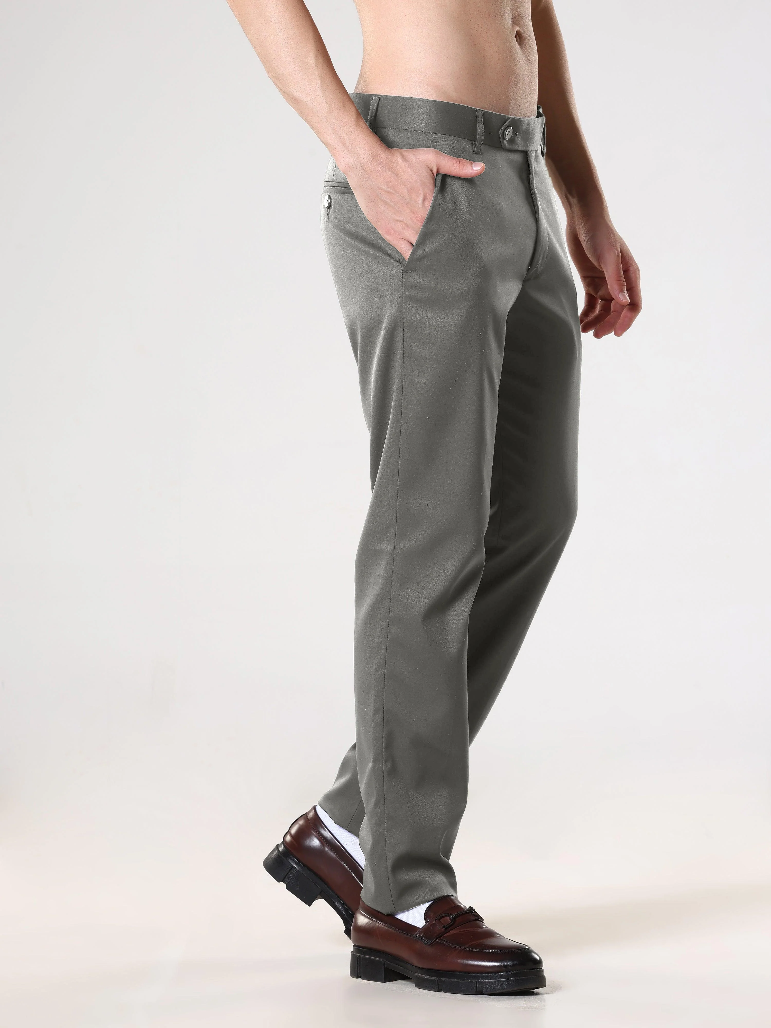 Wee 2.0 - Bootcut Formal Pant - Moss Green - Image 4