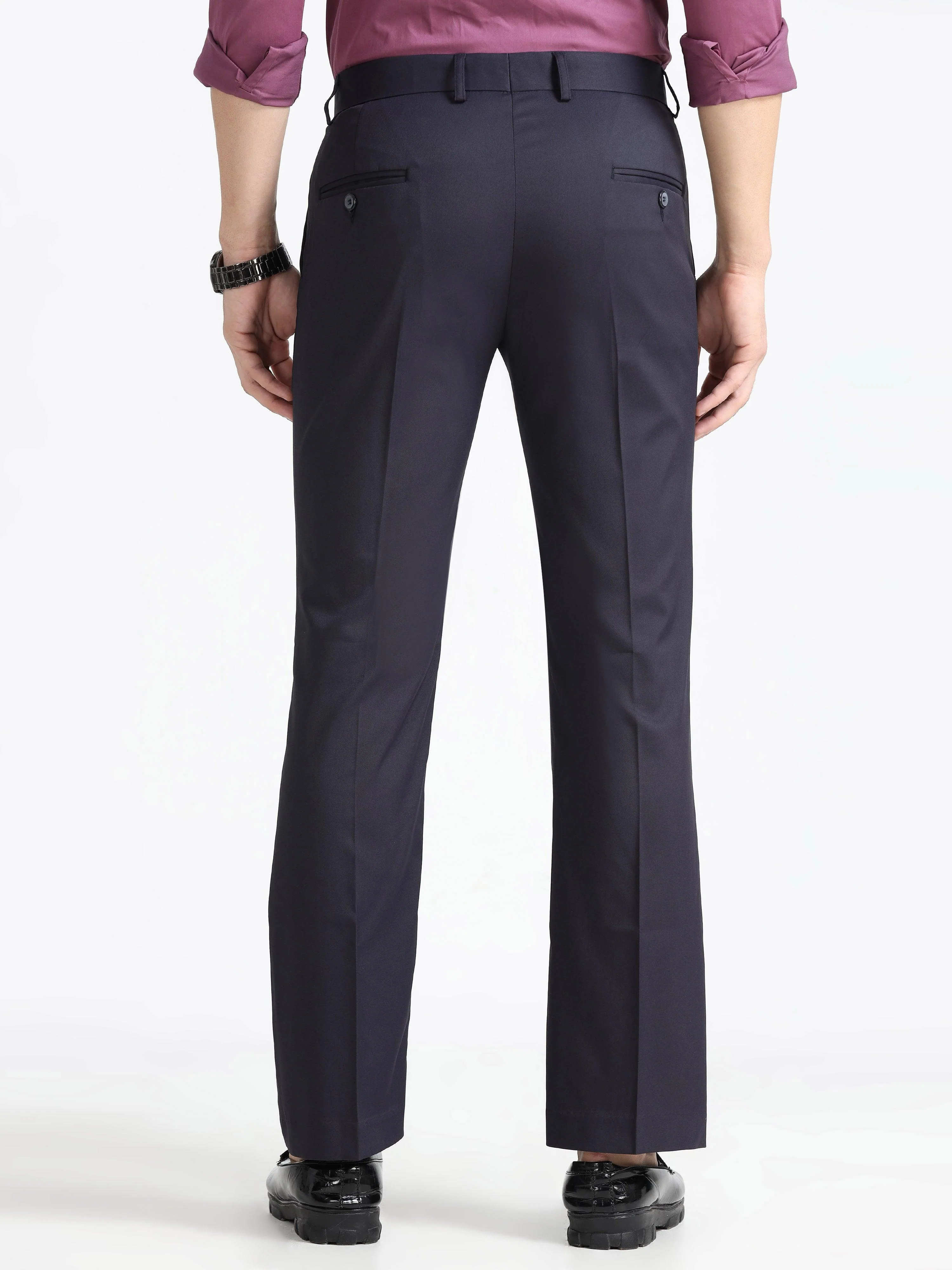 Wee 2.0 - Bootcut Formal Pant - Navy Blue - Image 4