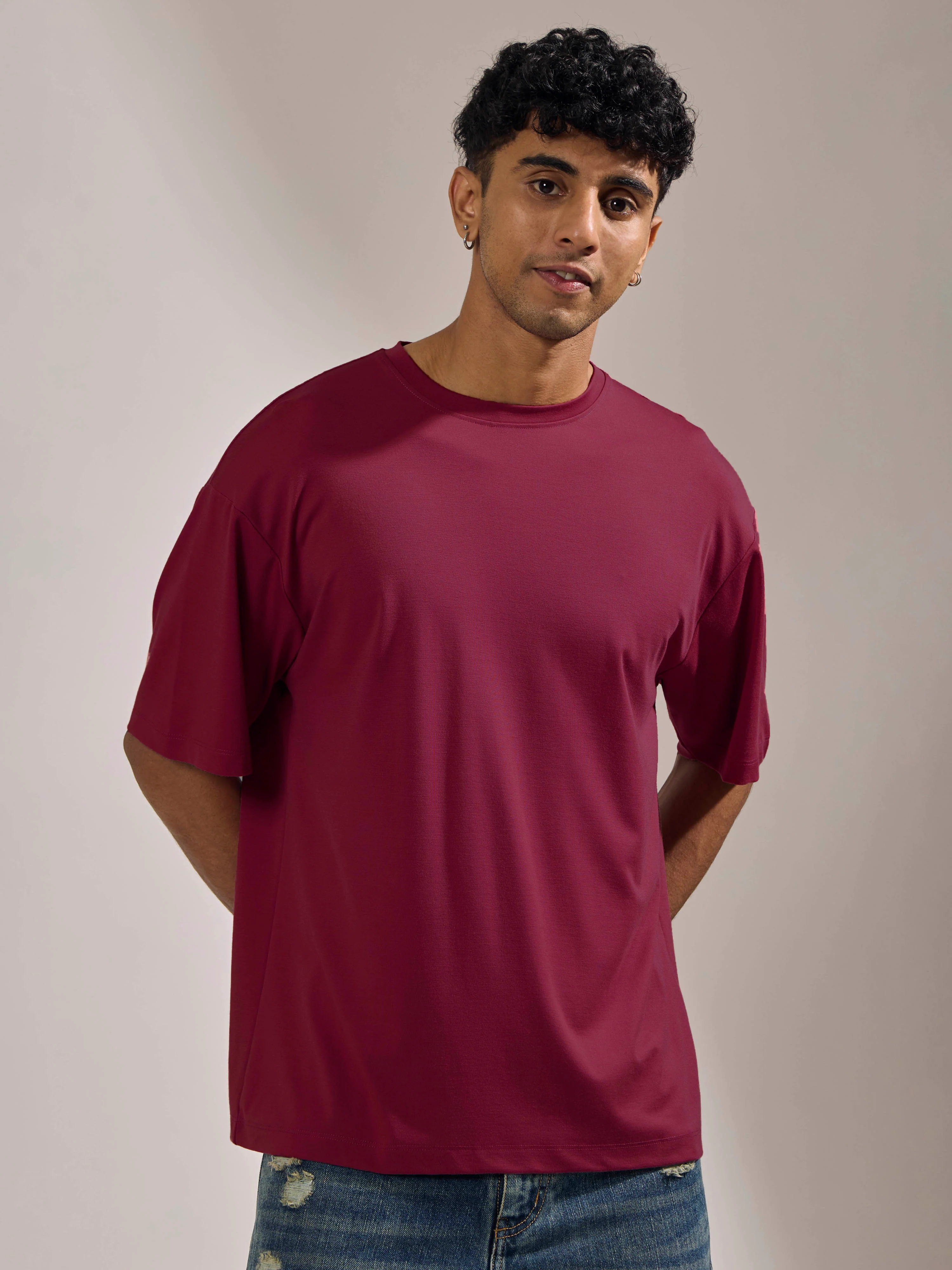 Xylia -T-Shirt - Cranberry - Image 3
