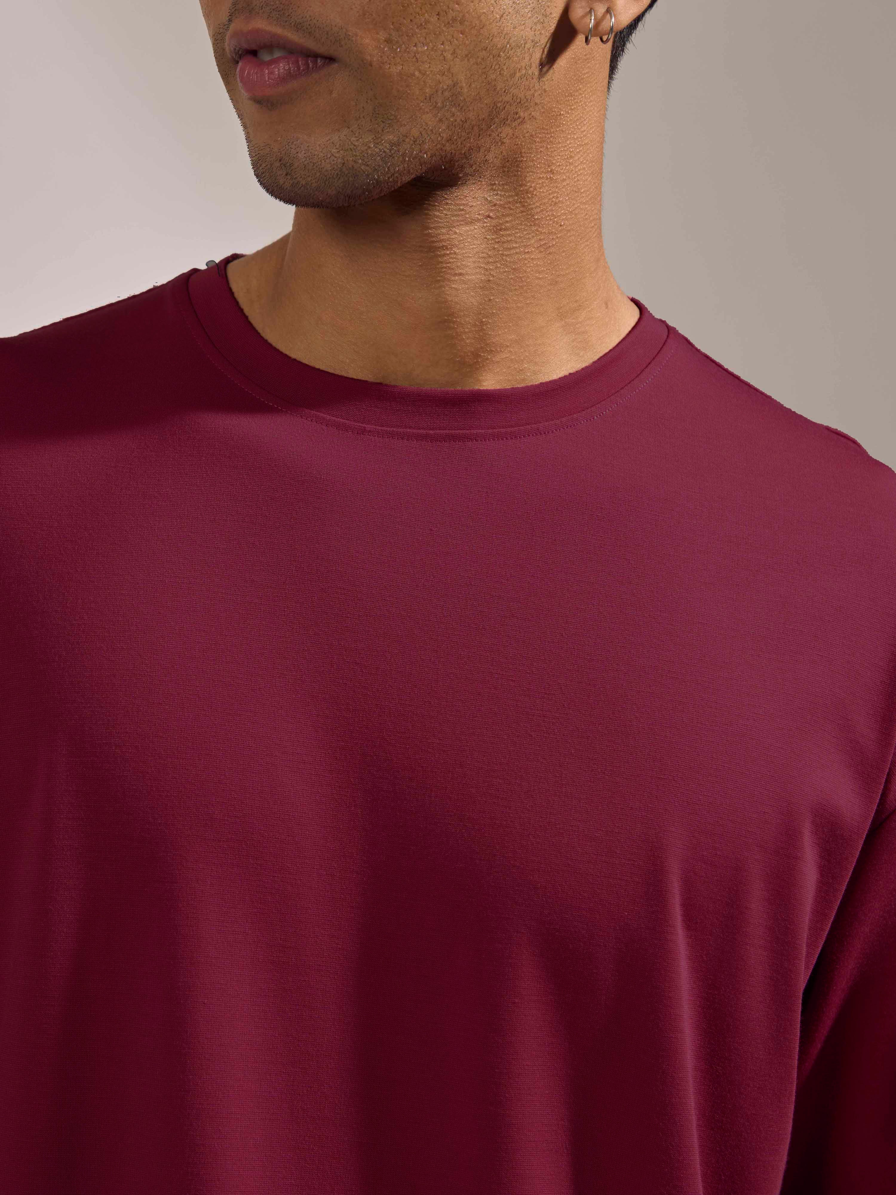 Xylia -T-Shirt - Cranberry - Image 4