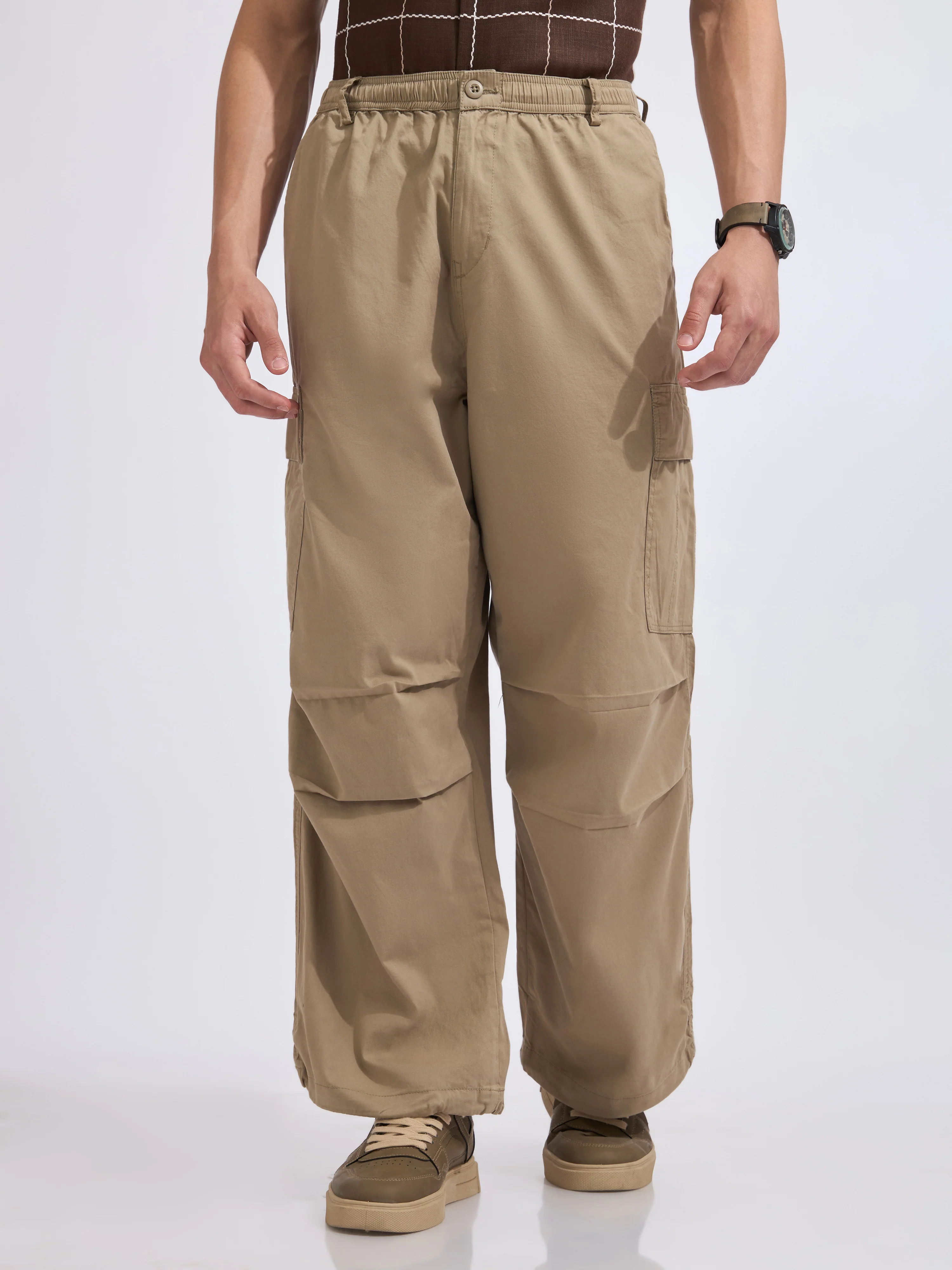 Yolka - Parachute Cargo Pants - Chikku