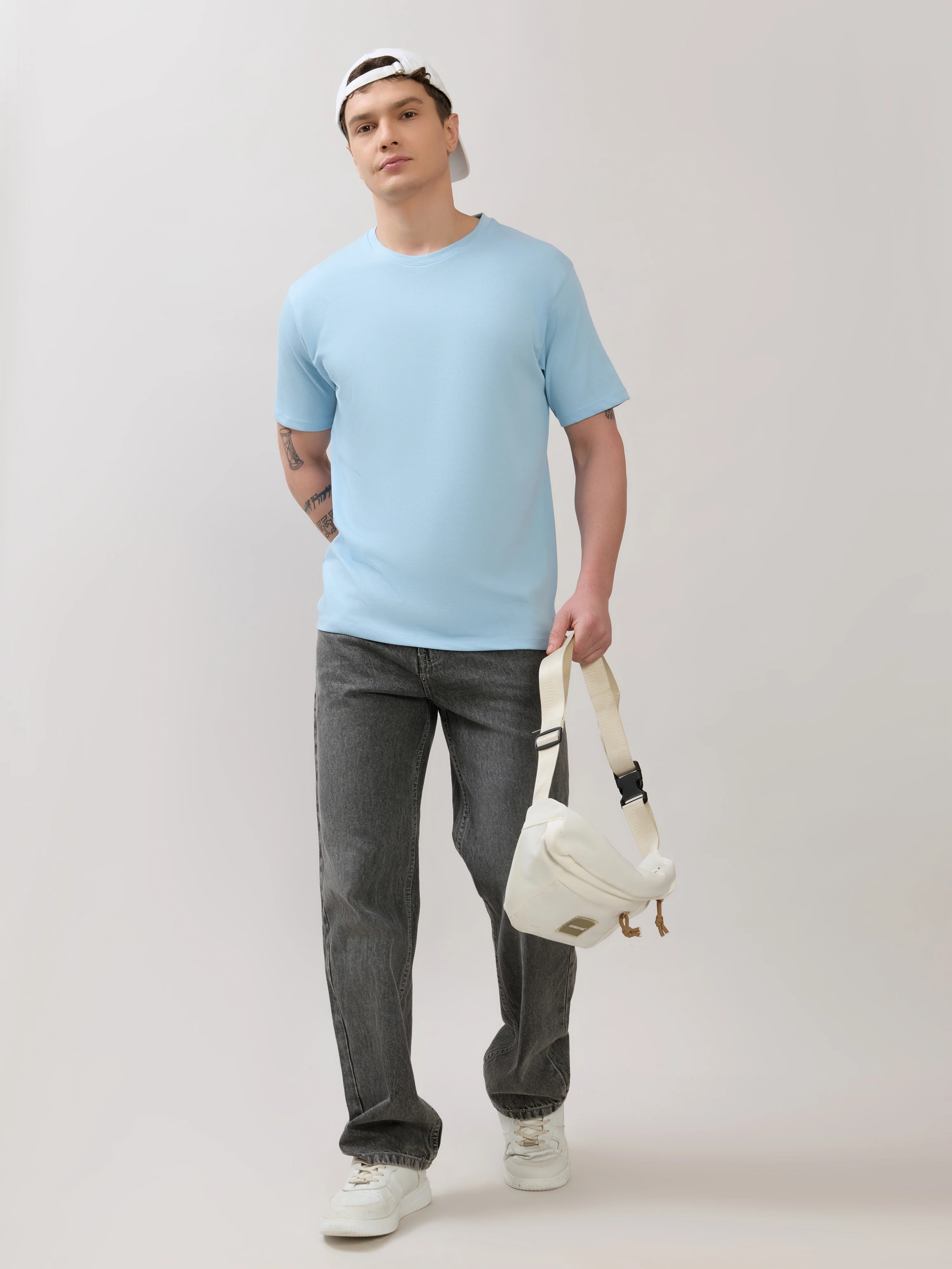 Zanaia - Slim Fit T-Shirt - Cool Blue