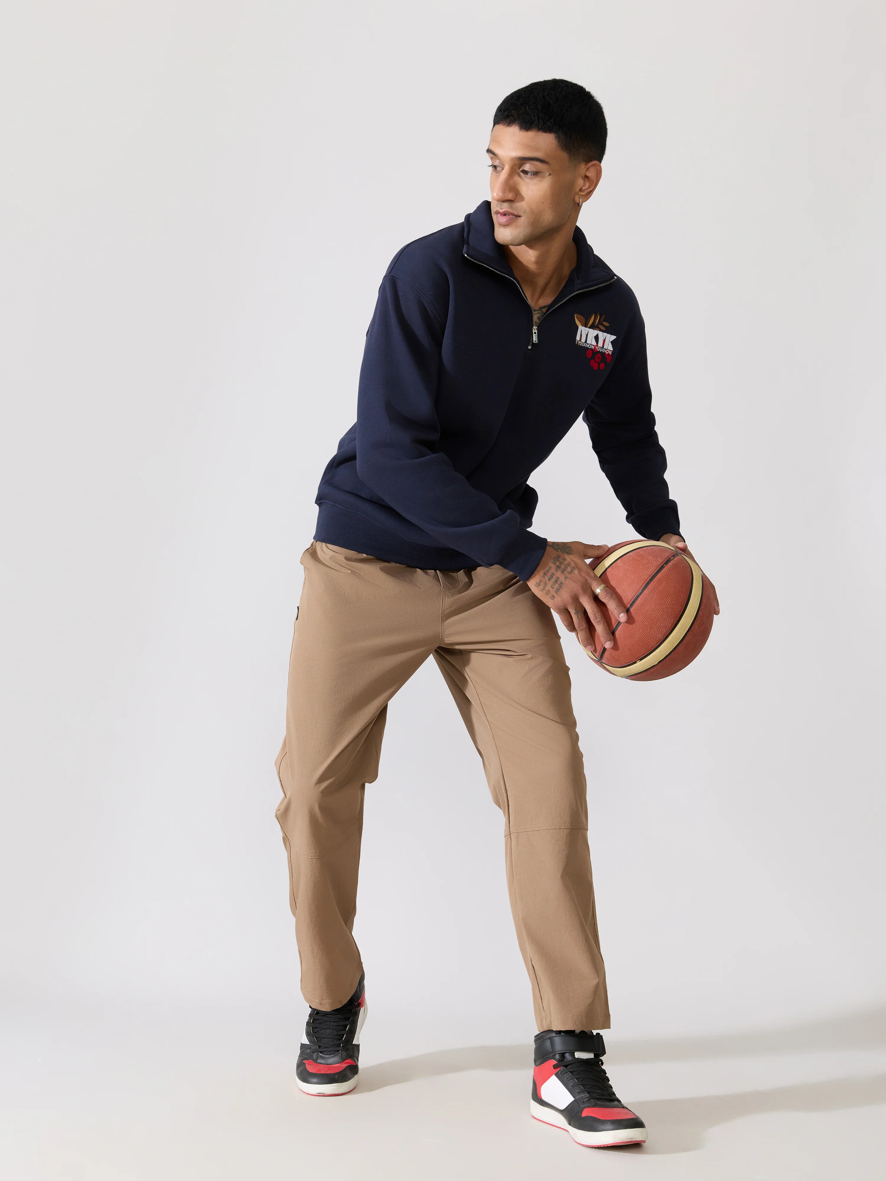 Zanto - Brown Regular Track Pant - Image 2