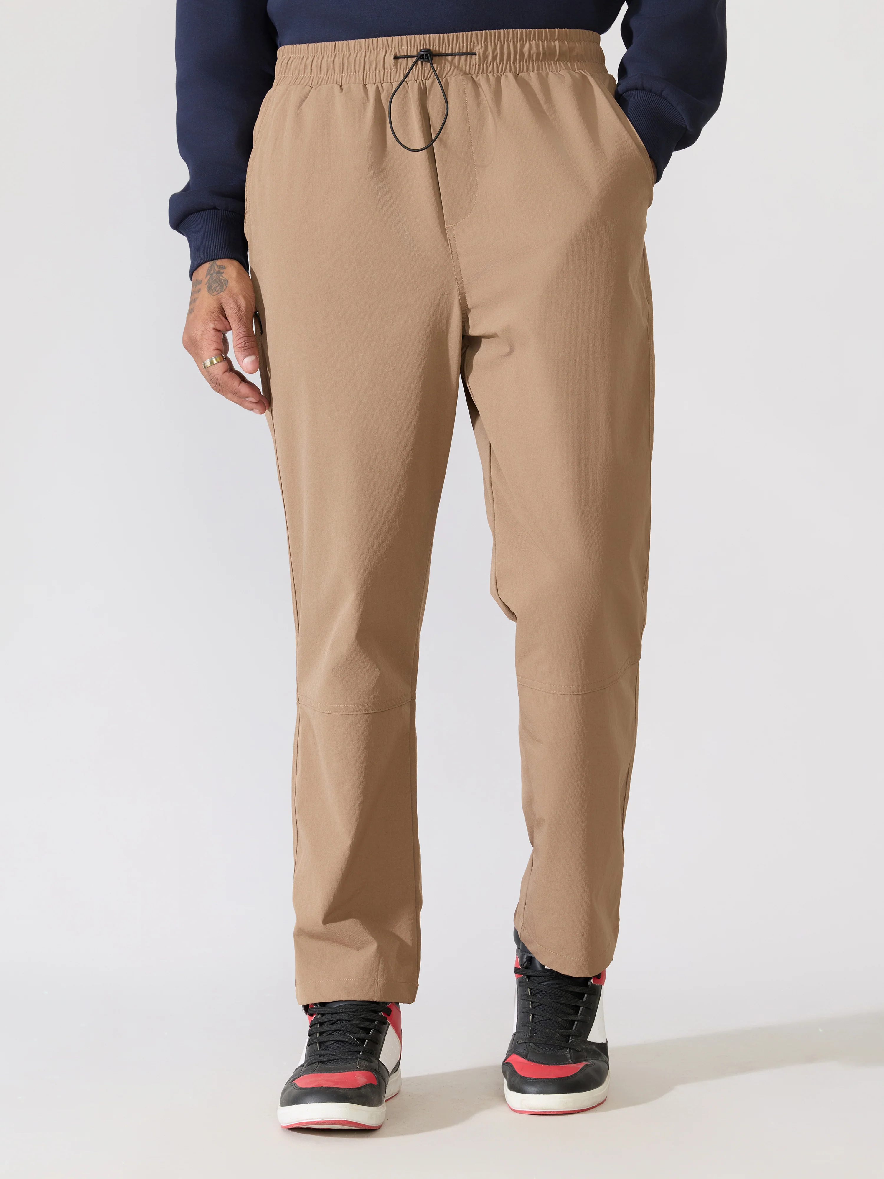 Zanto - Brown Regular Track Pant - Image 4