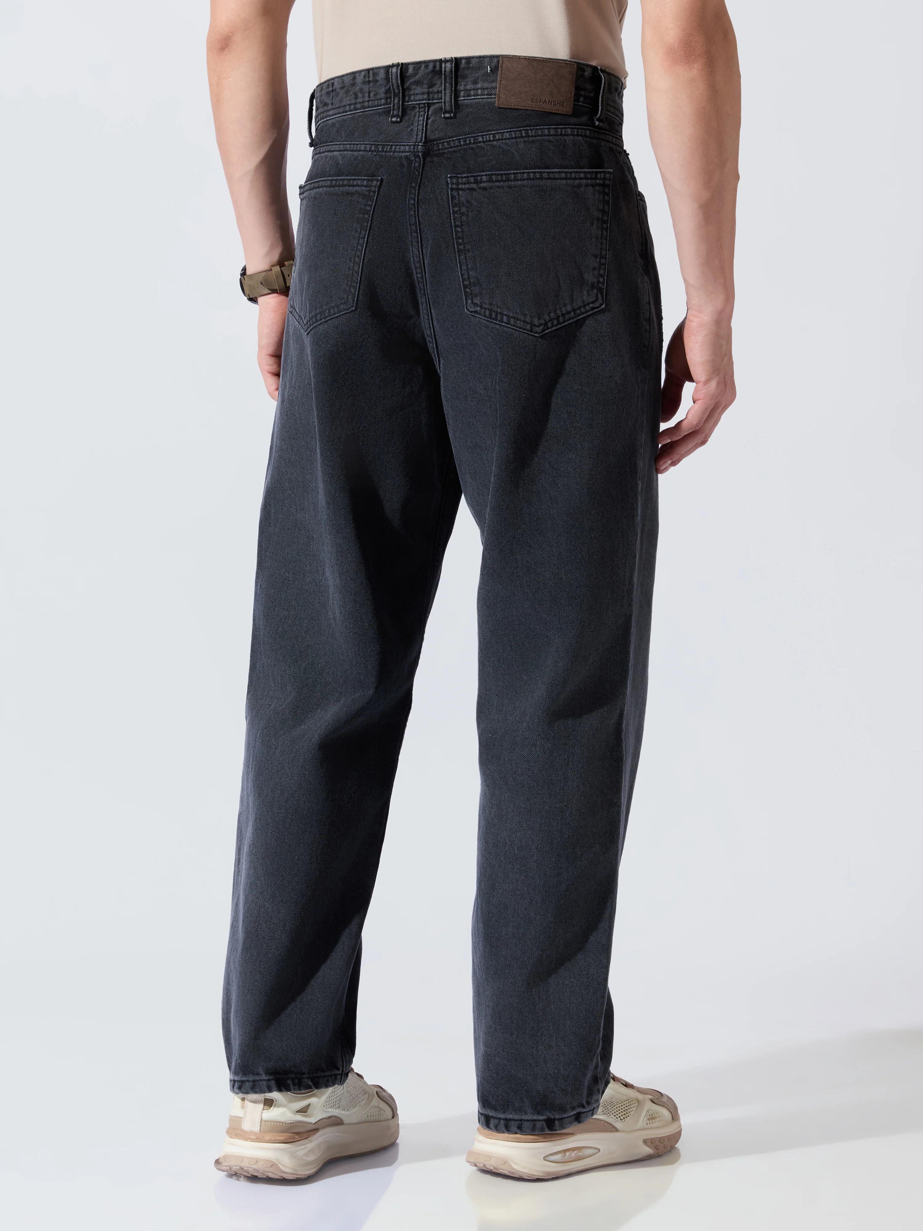 Zora - Relaxed Fit Jeans -  Black Shade - Image 5