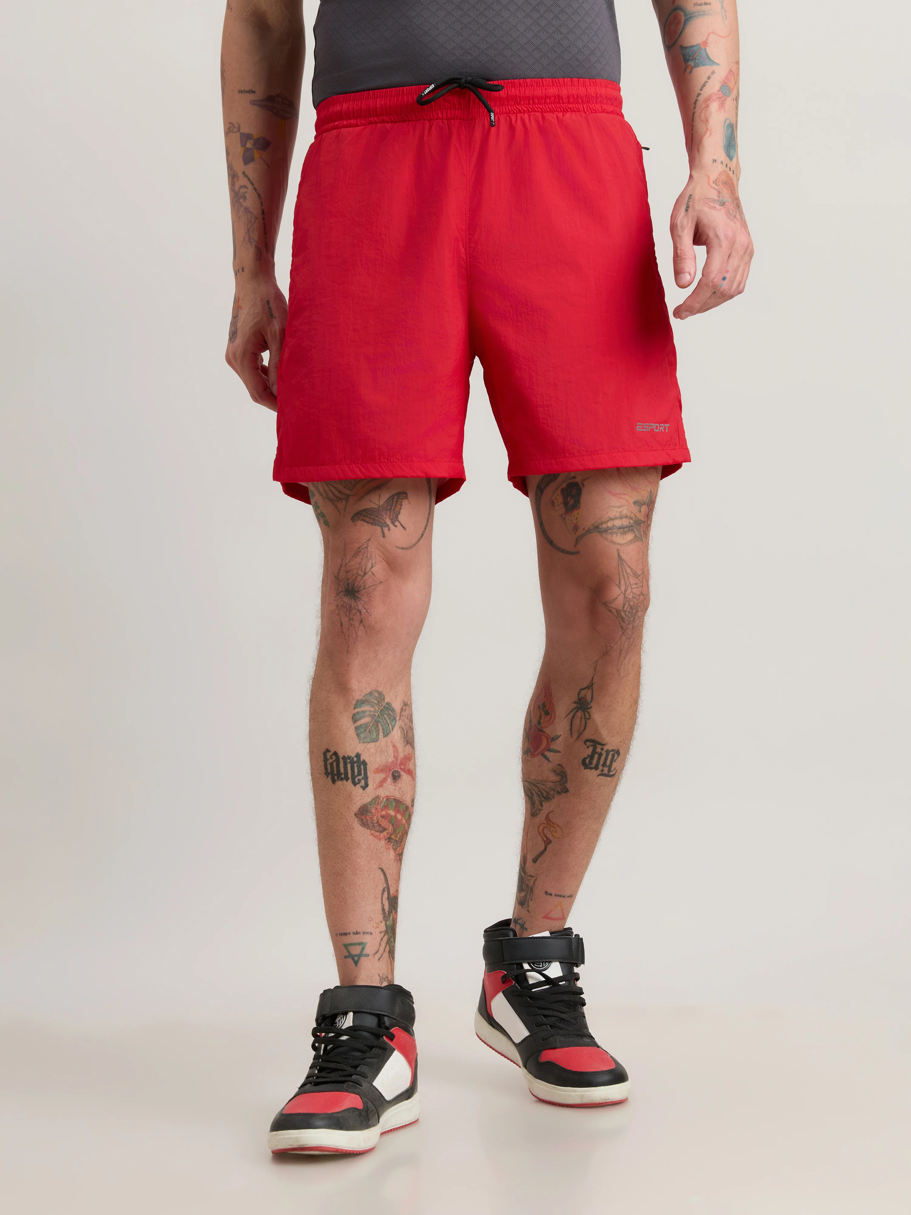 Zyphic - Sport Shorts - Bright Red - Image 4
